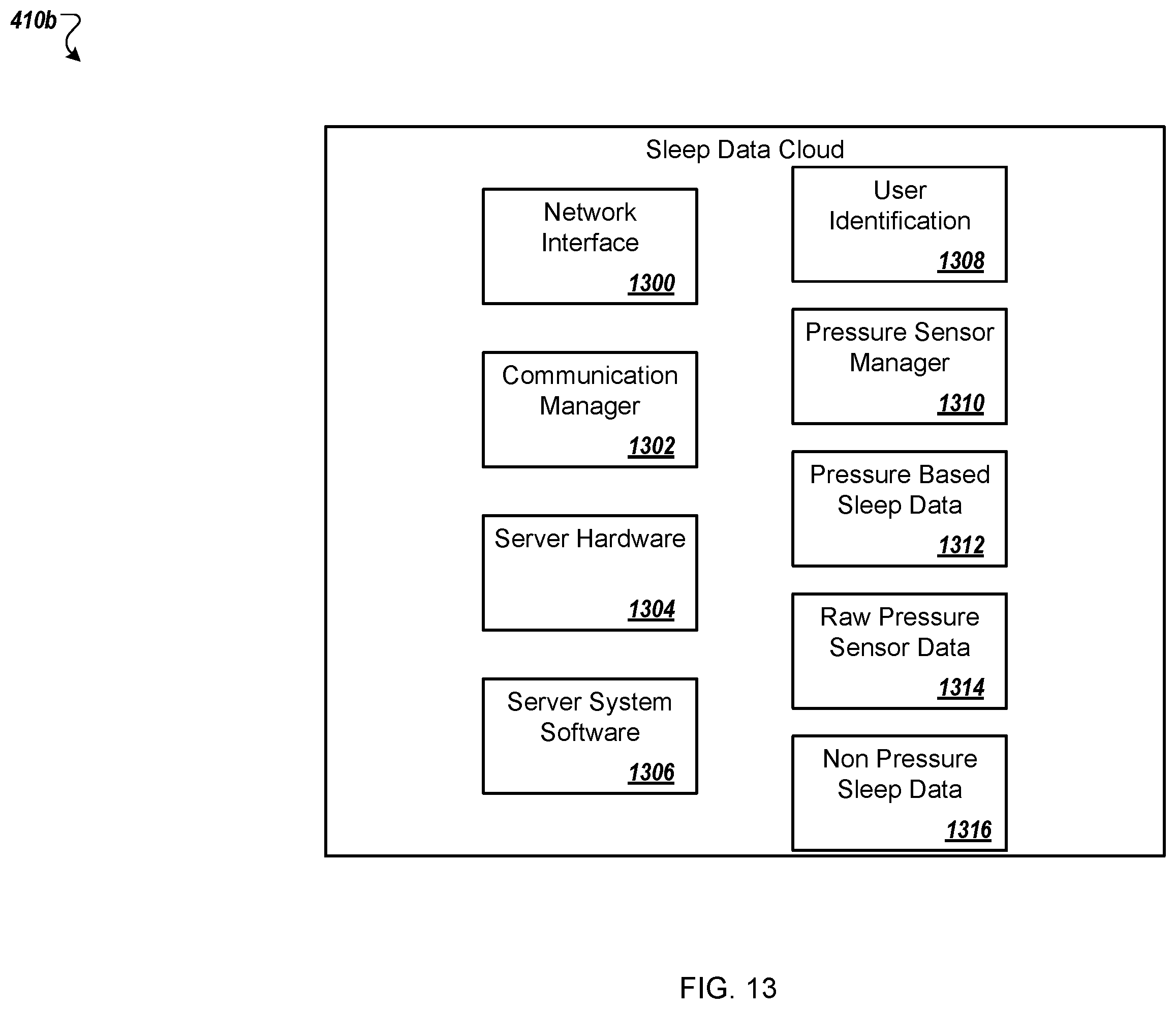 Patent US12396906 Figure 14 – Bed having physiological event detecting feature