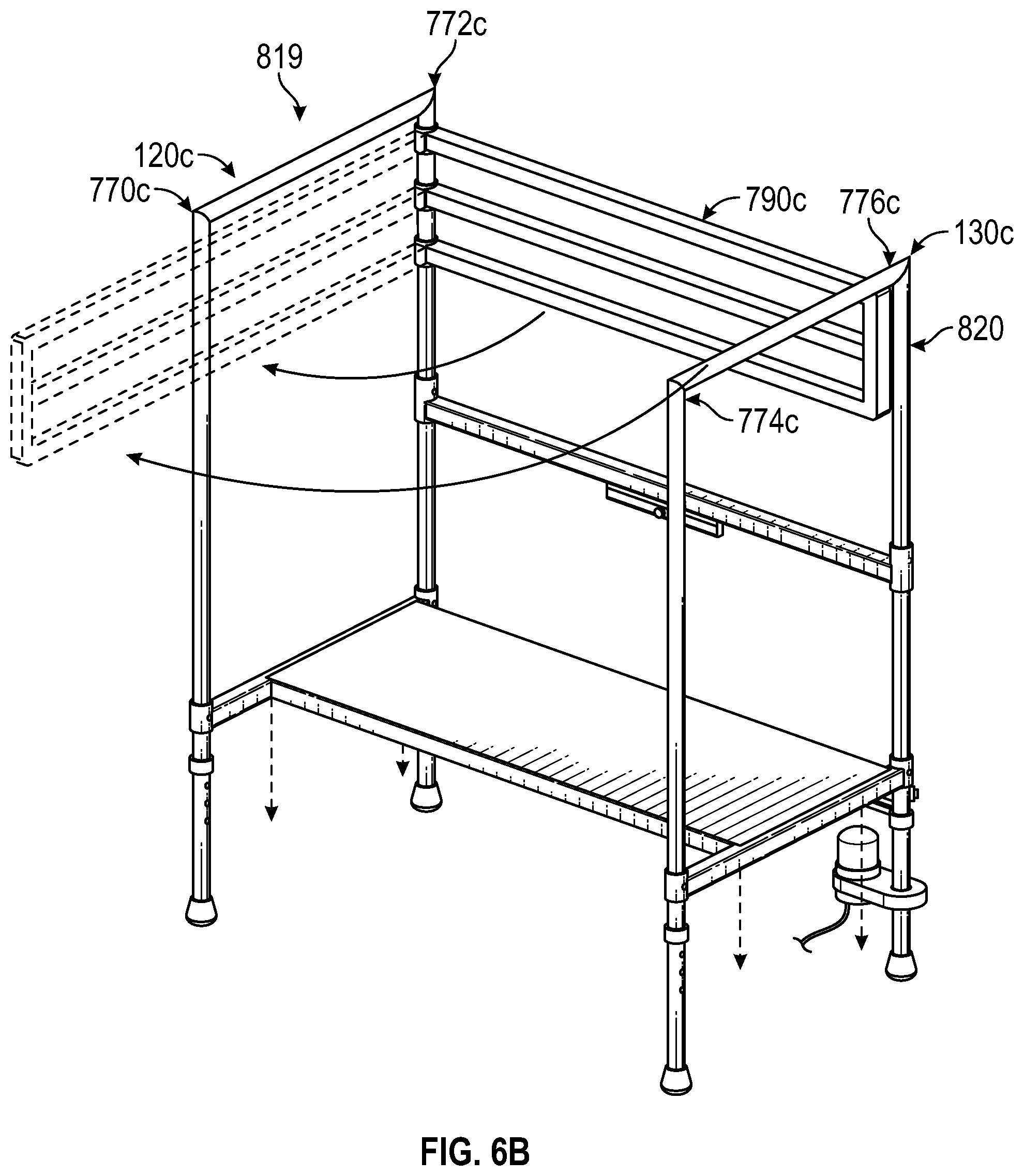Patent US12396908 Figure 7 – Step stool and method of use