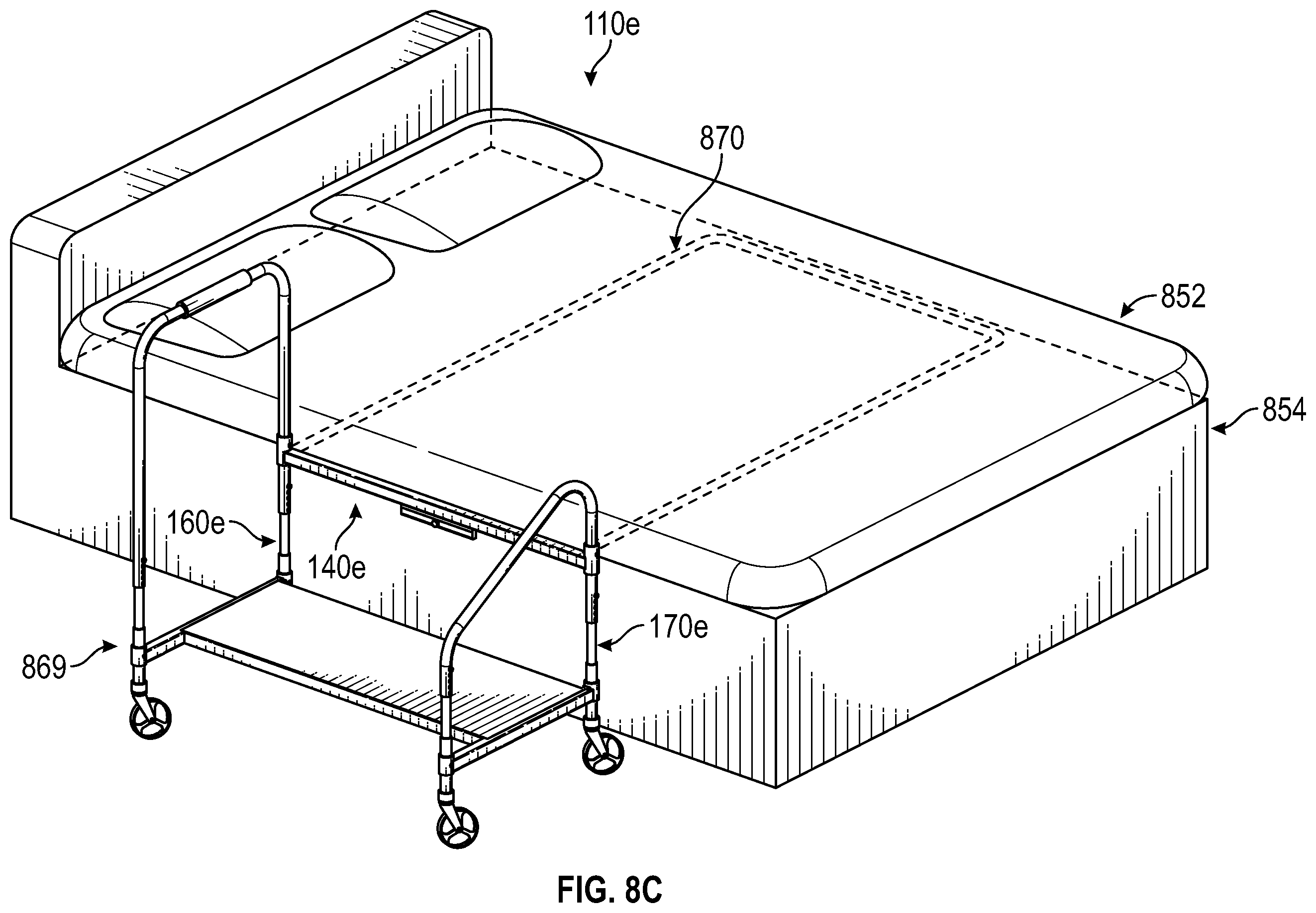 Patent US12396908 Figure 11 – Step stool and method of use