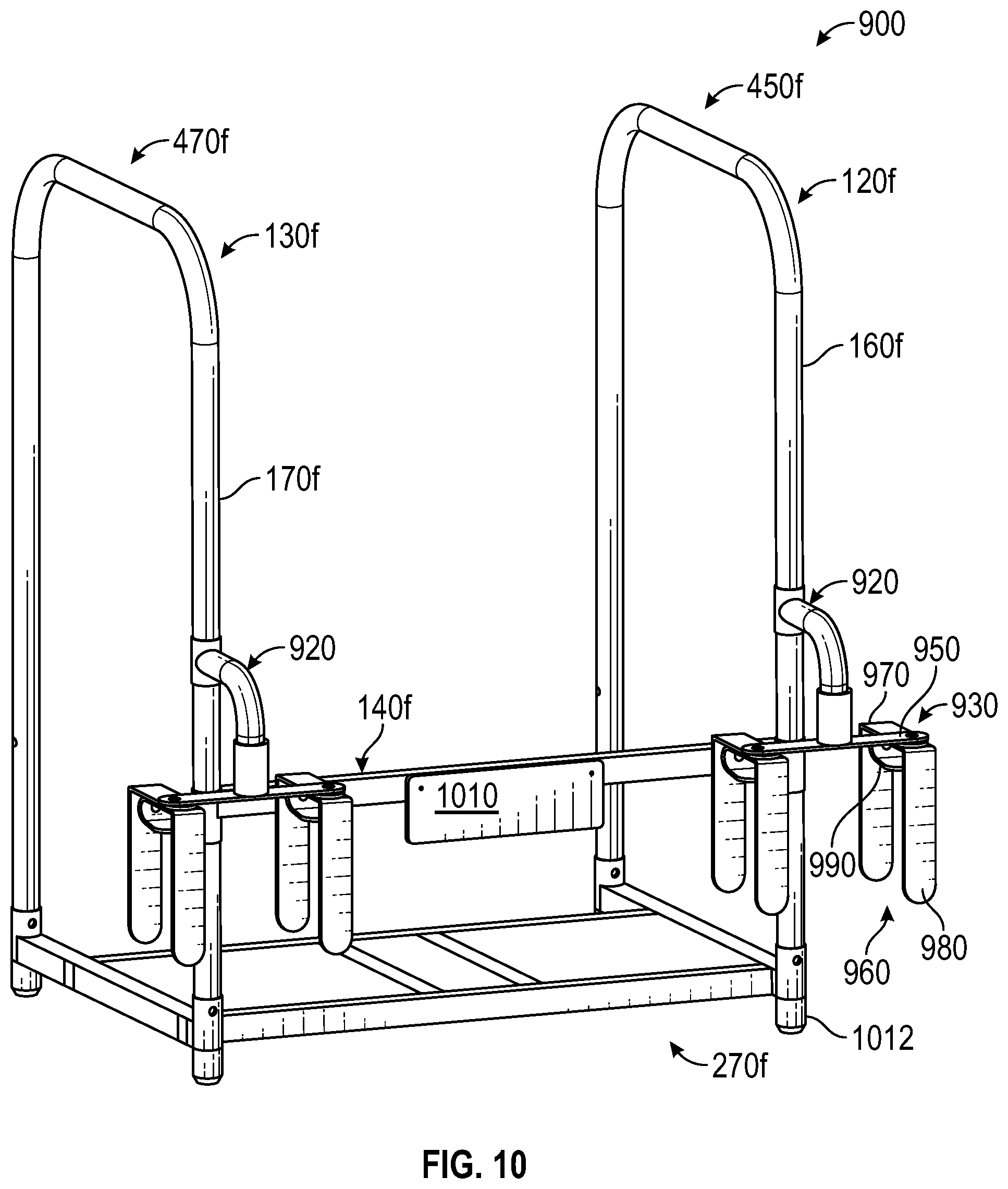 Patent US12396908 Figure 14 – Step stool and method of use