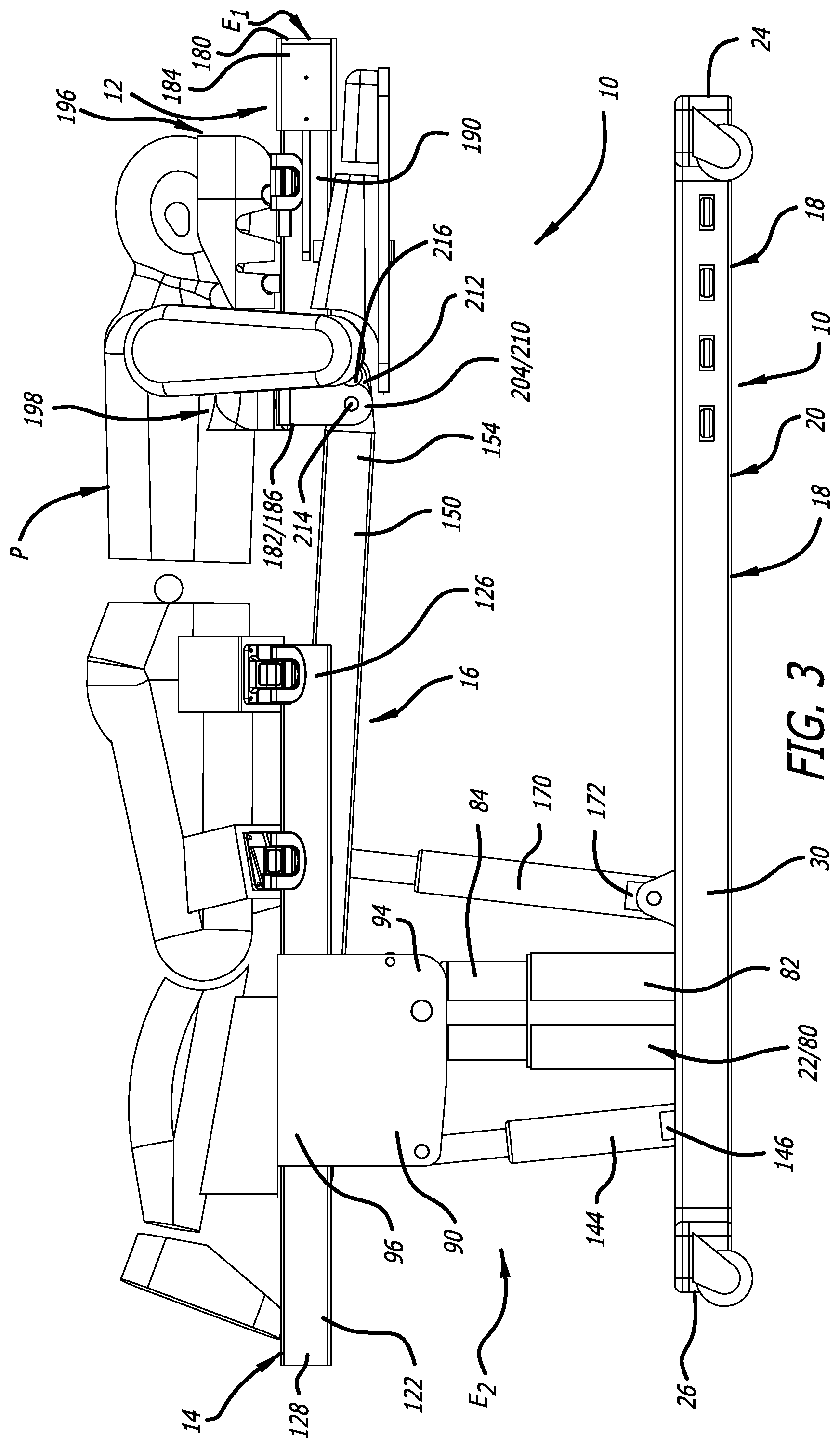 Patent US12396909 Figure 3 – Surgical platform system