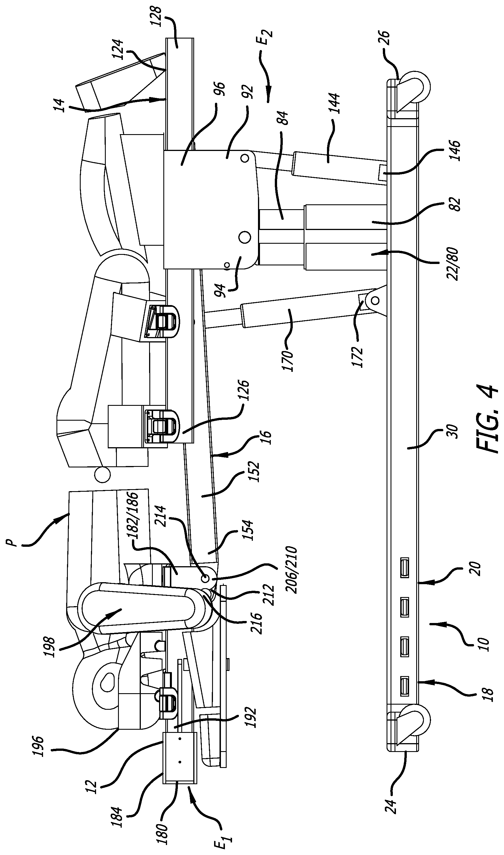Patent US12396909 Figure 4 – Surgical platform system