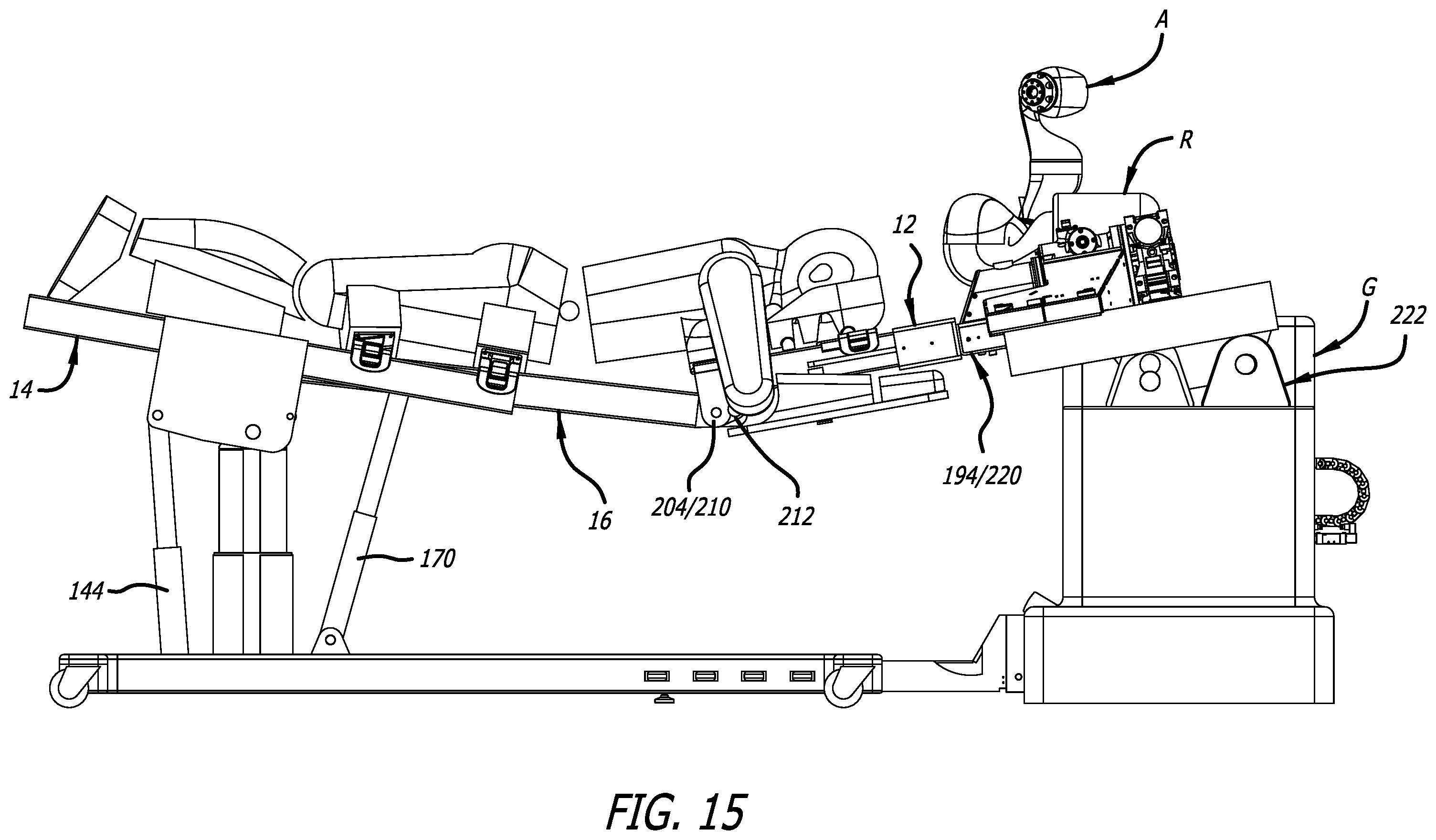 Patent US12396909 Figure 15 – Surgical platform system