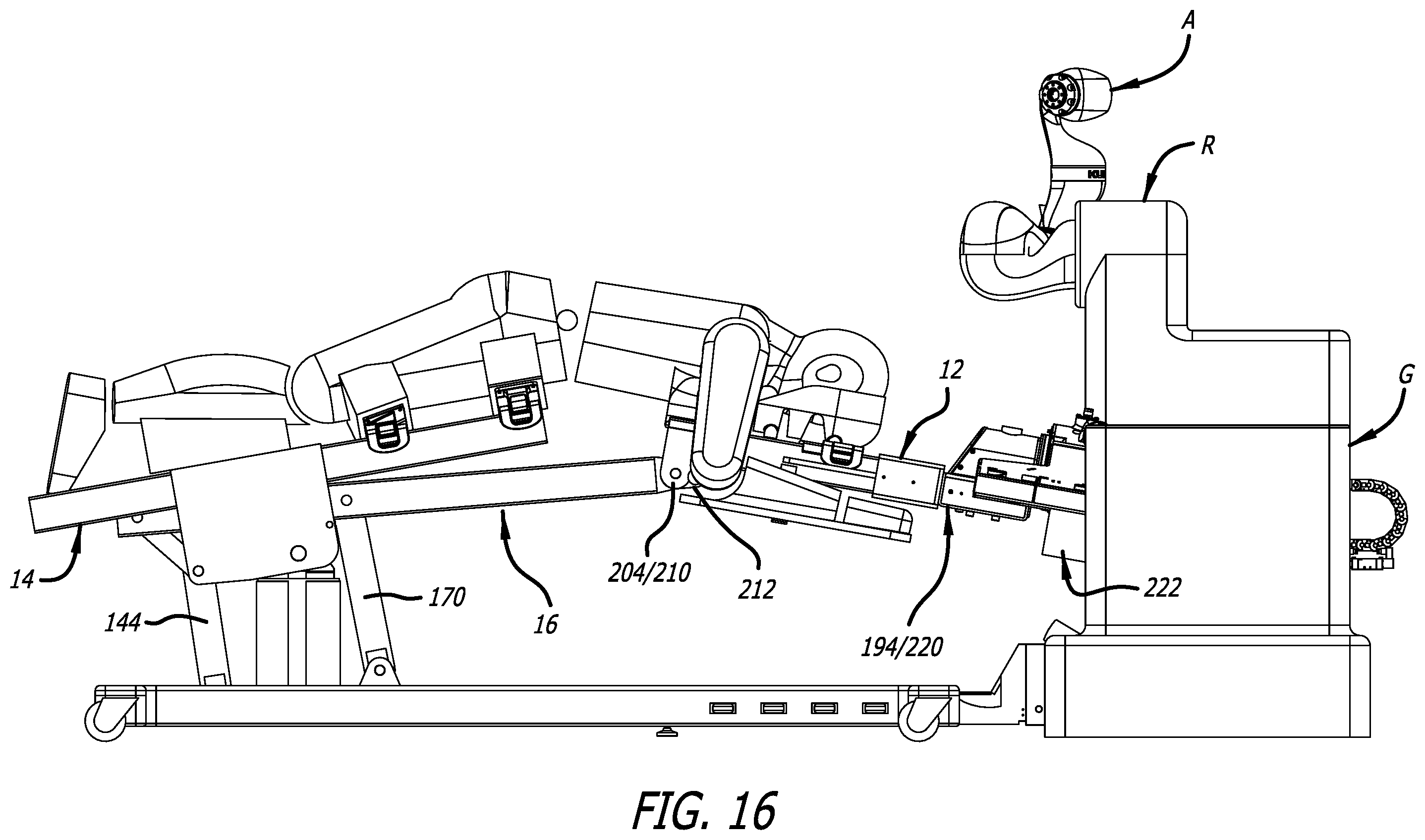 Patent US12396909 Figure 16 – Surgical platform system