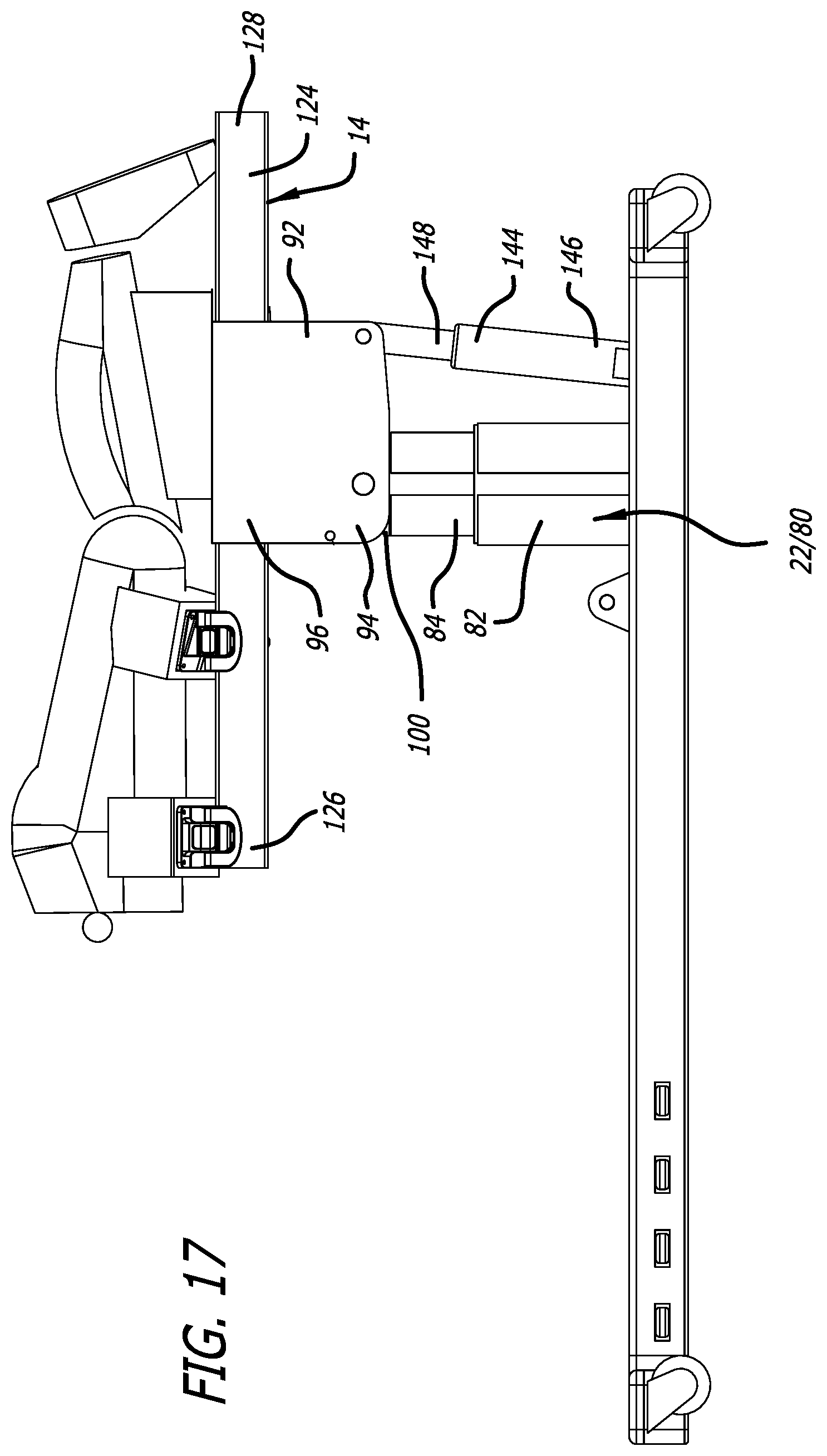 Patent US12396909 Figure 17 – Surgical platform system