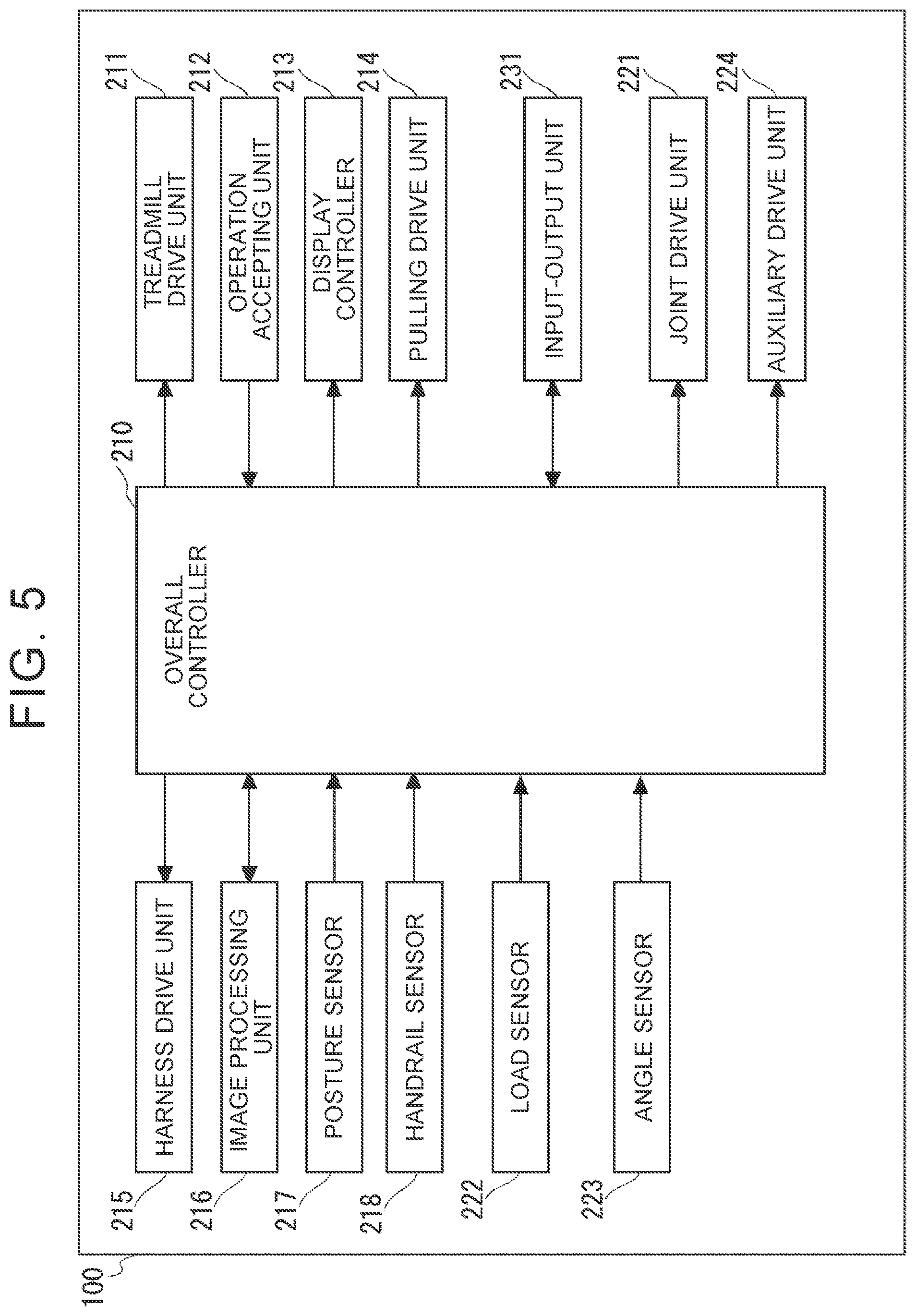Patent US12396911 Figure 5 – Walking training system, operation method of the system, and non-transitory storage medium for the system