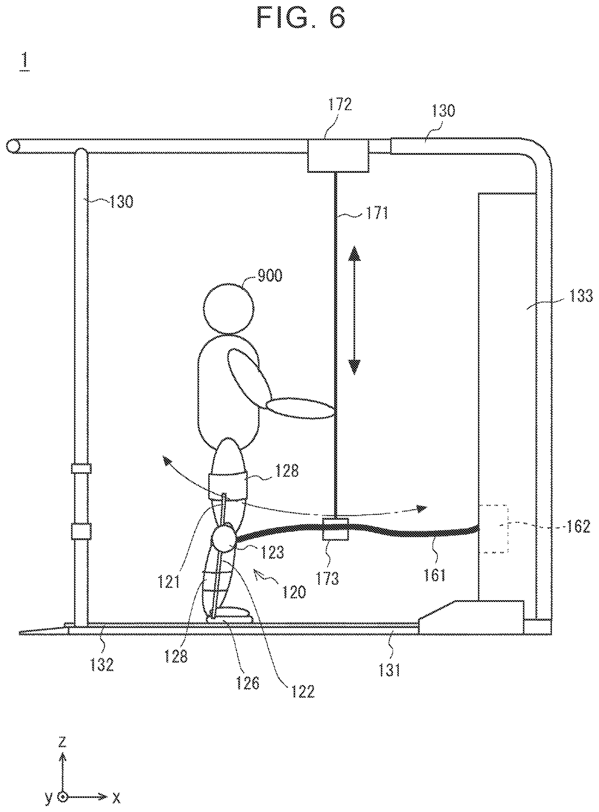 Patent US12396911 Figure 6 – Walking training system, operation method of the system, and non-transitory storage medium for the system