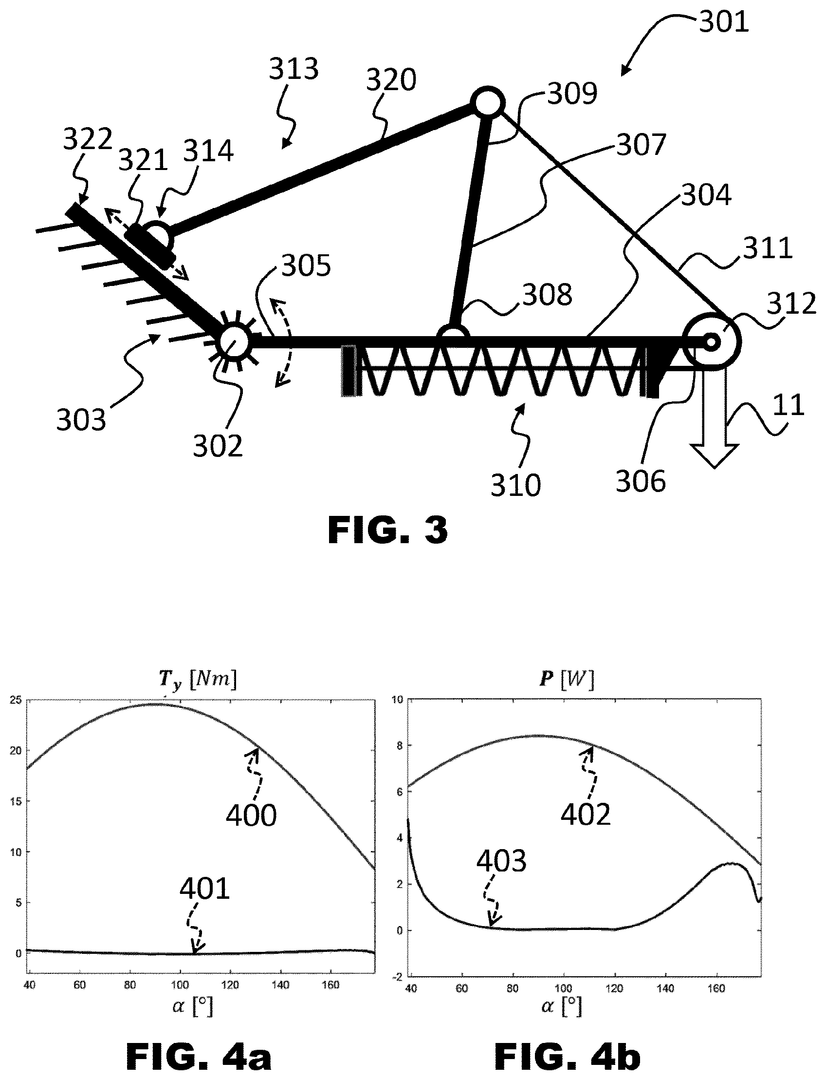 Patent US12396912 Figure 2 – Load compensation device, in particular of gravitational loads, applicable to exoskeletons
