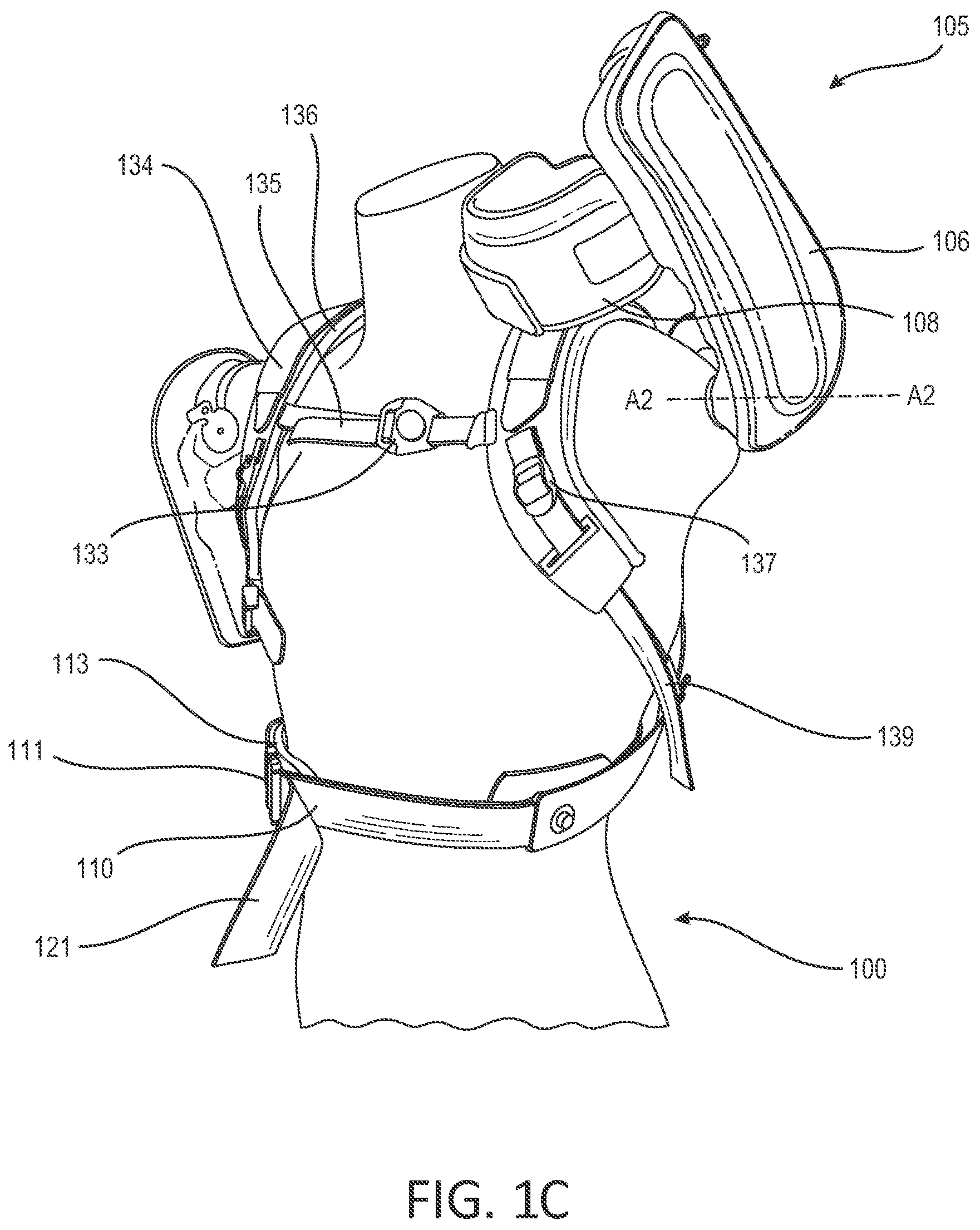 Patent US12396913 Figure 3 – Interface for an exoskeleton