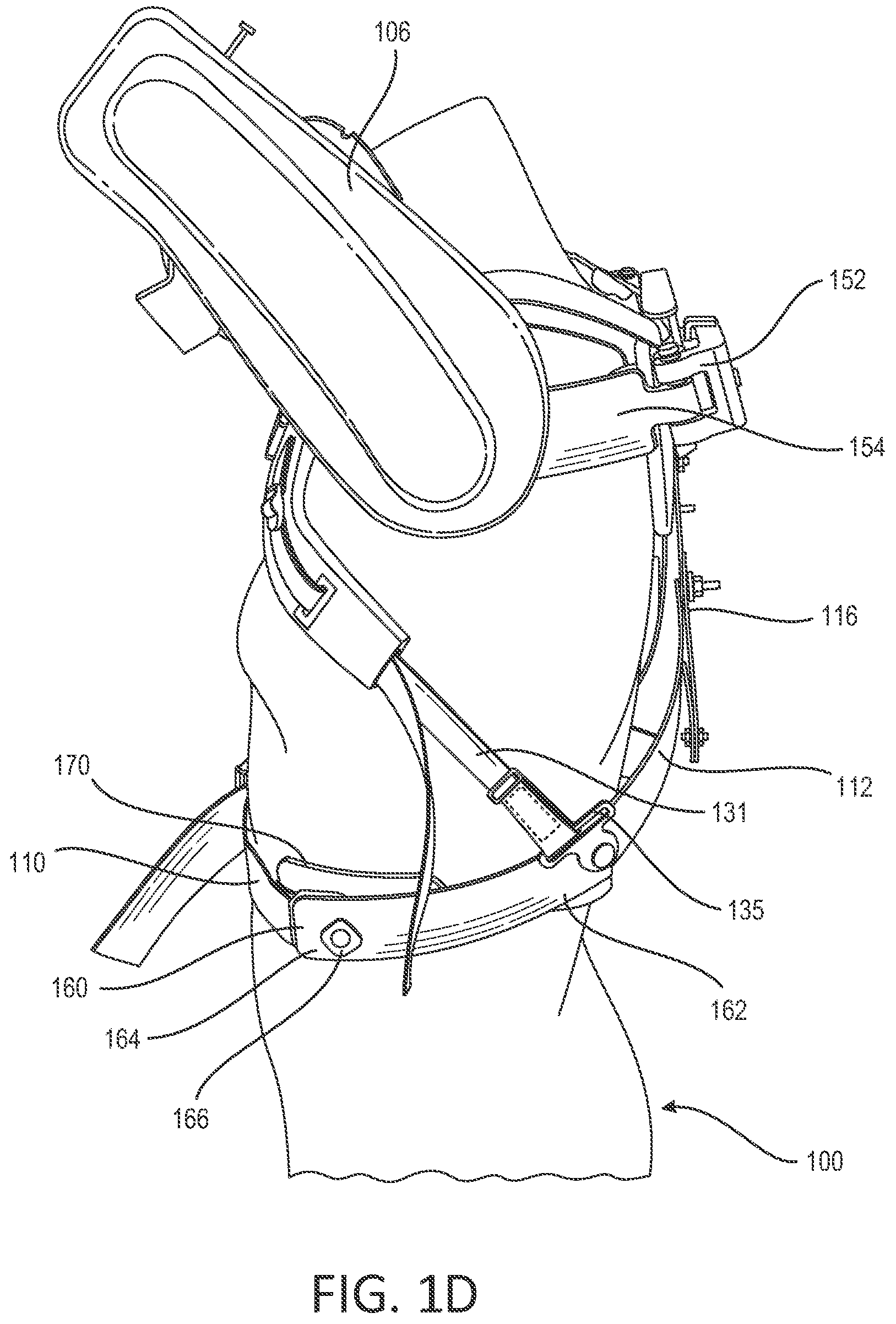 Patent US12396913 Figure 4 – Interface for an exoskeleton
