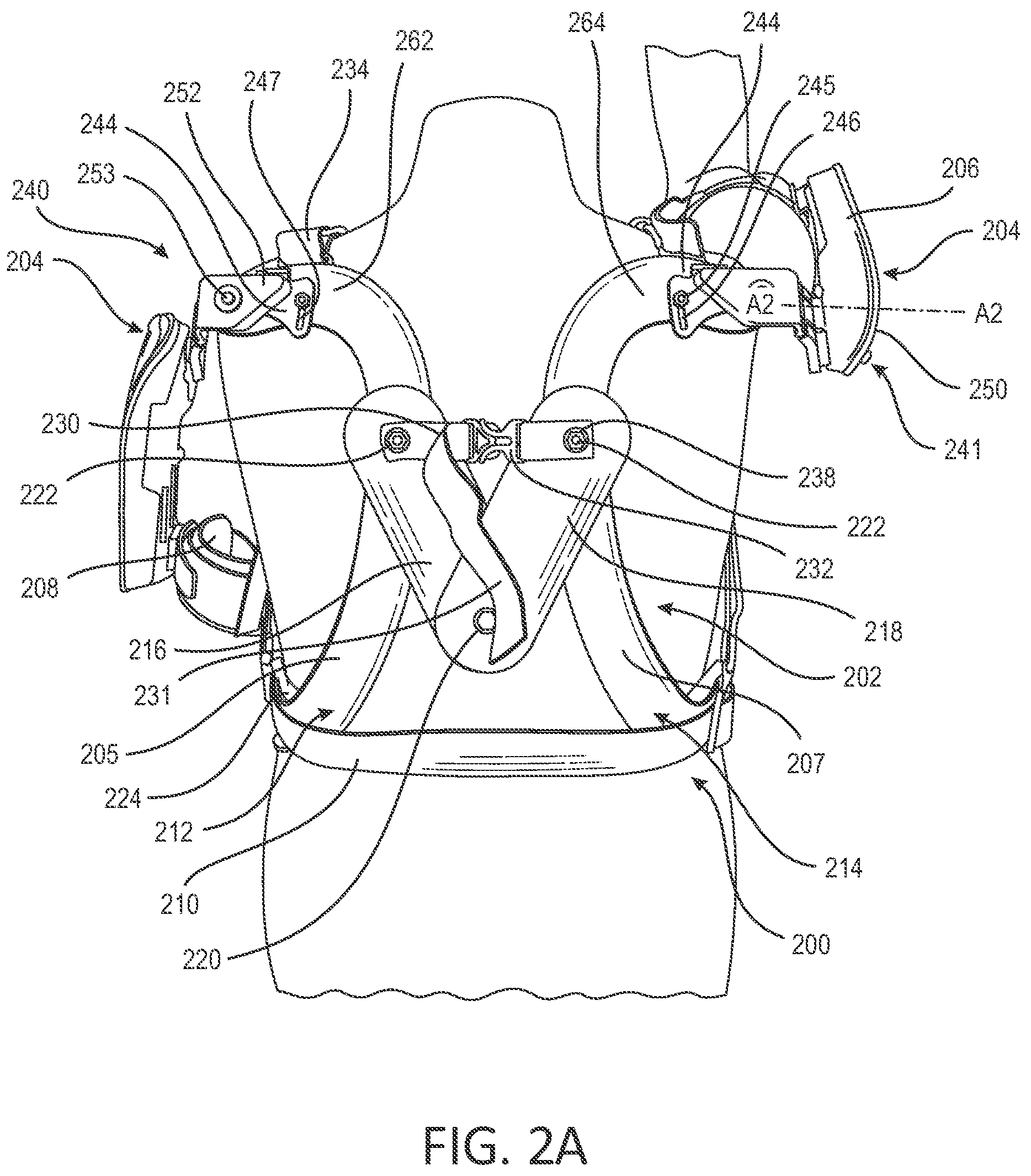 Patent US12396913 Figure 5 – Interface for an exoskeleton