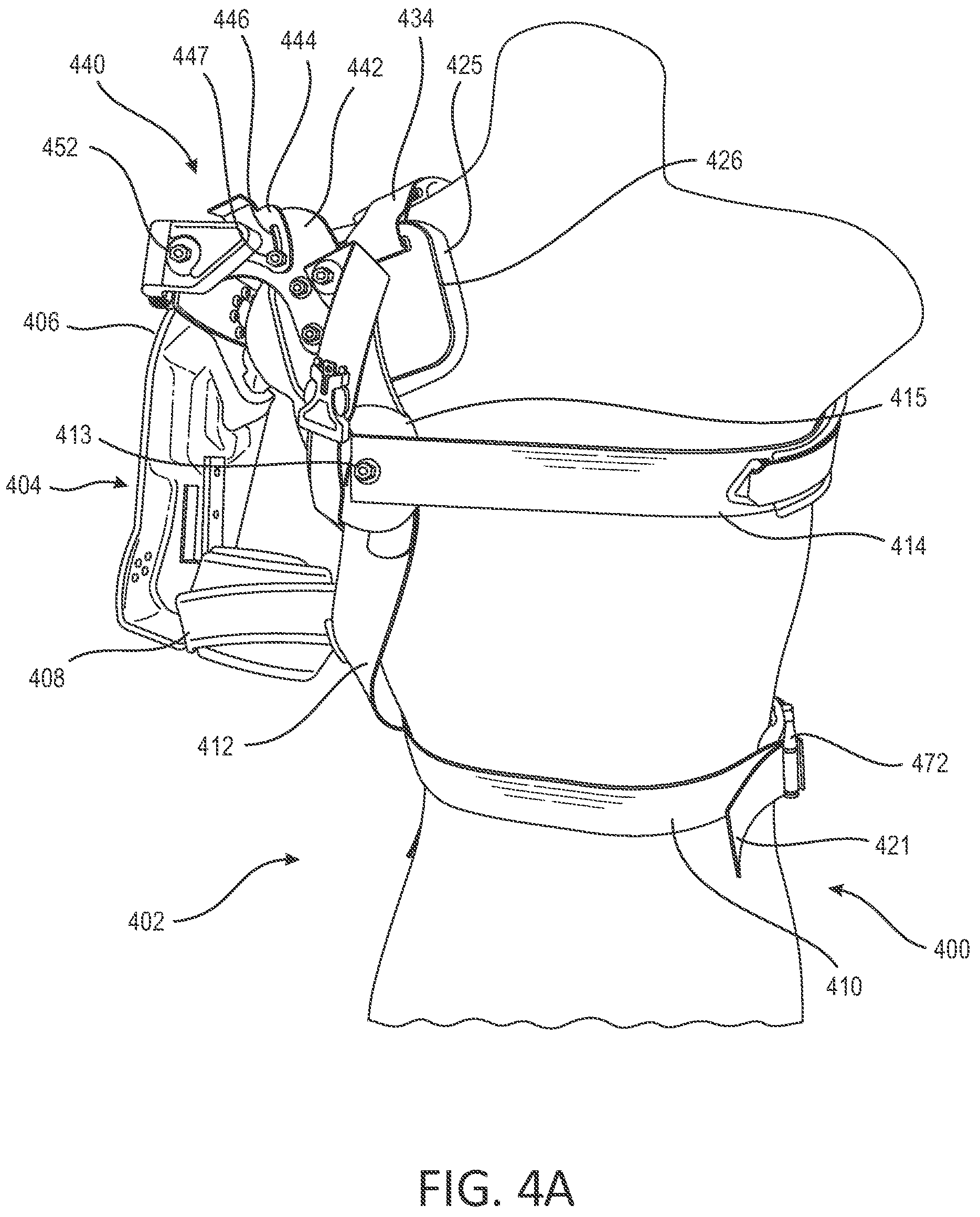 Patent US12396913 Figure 10 – Interface for an exoskeleton