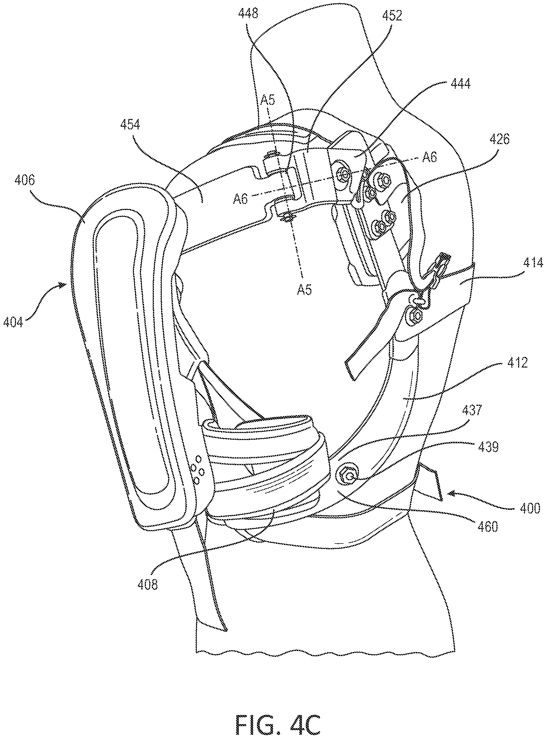 Patent US12396913 Figure 12 – Interface for an exoskeleton