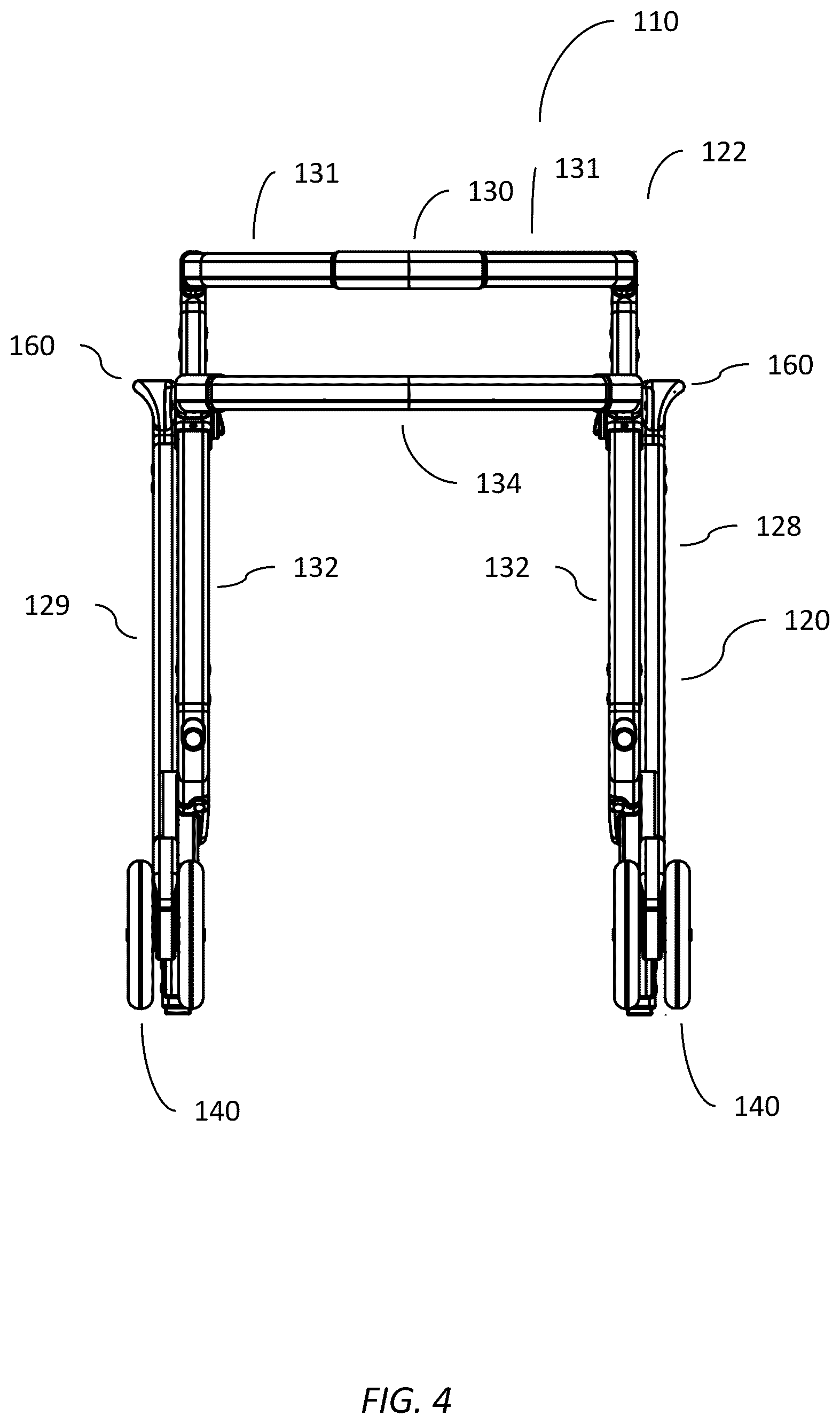 Patent US12396914 Figure 4 – Personal mobility system