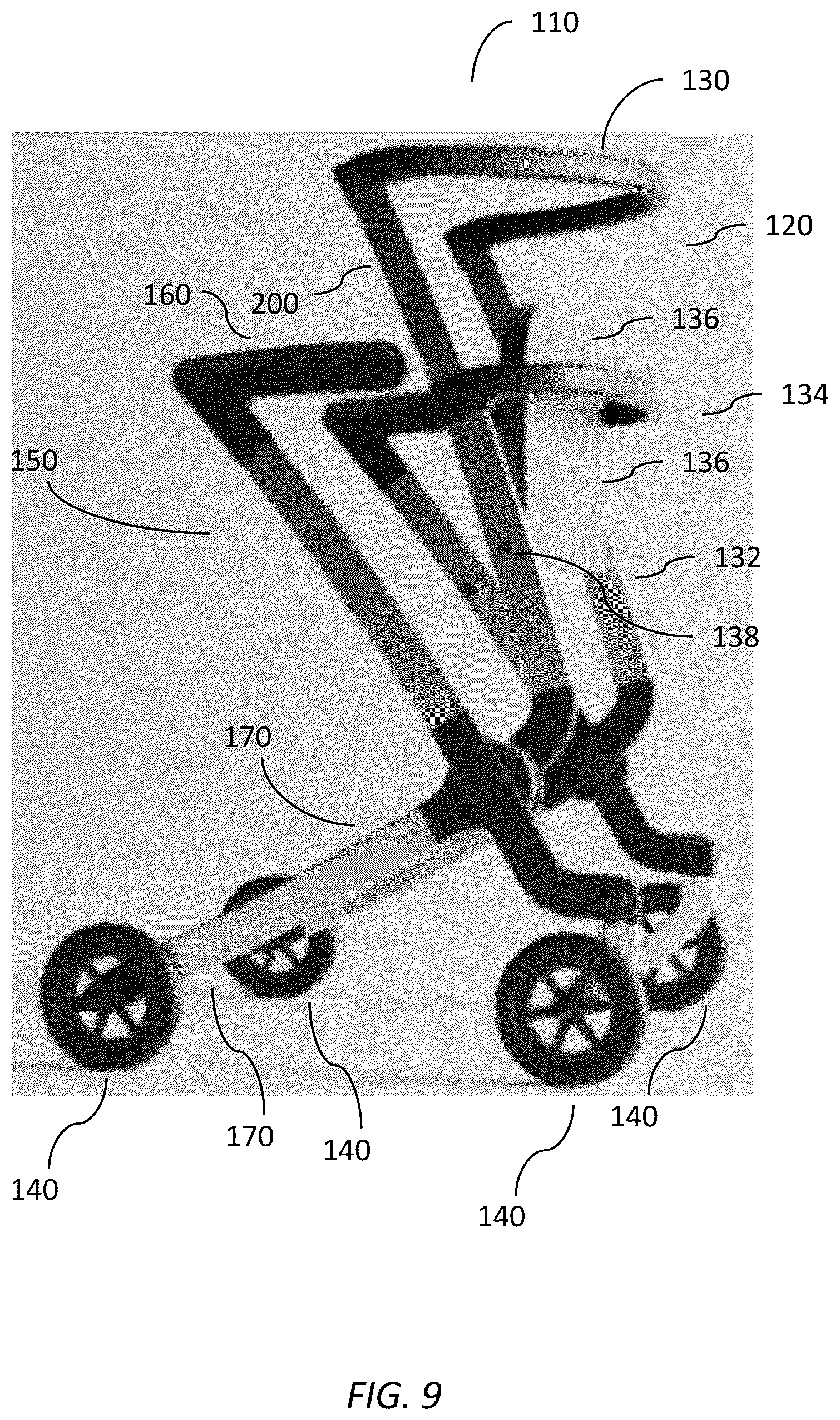 Patent US12396914 Figure 9 – Personal mobility system