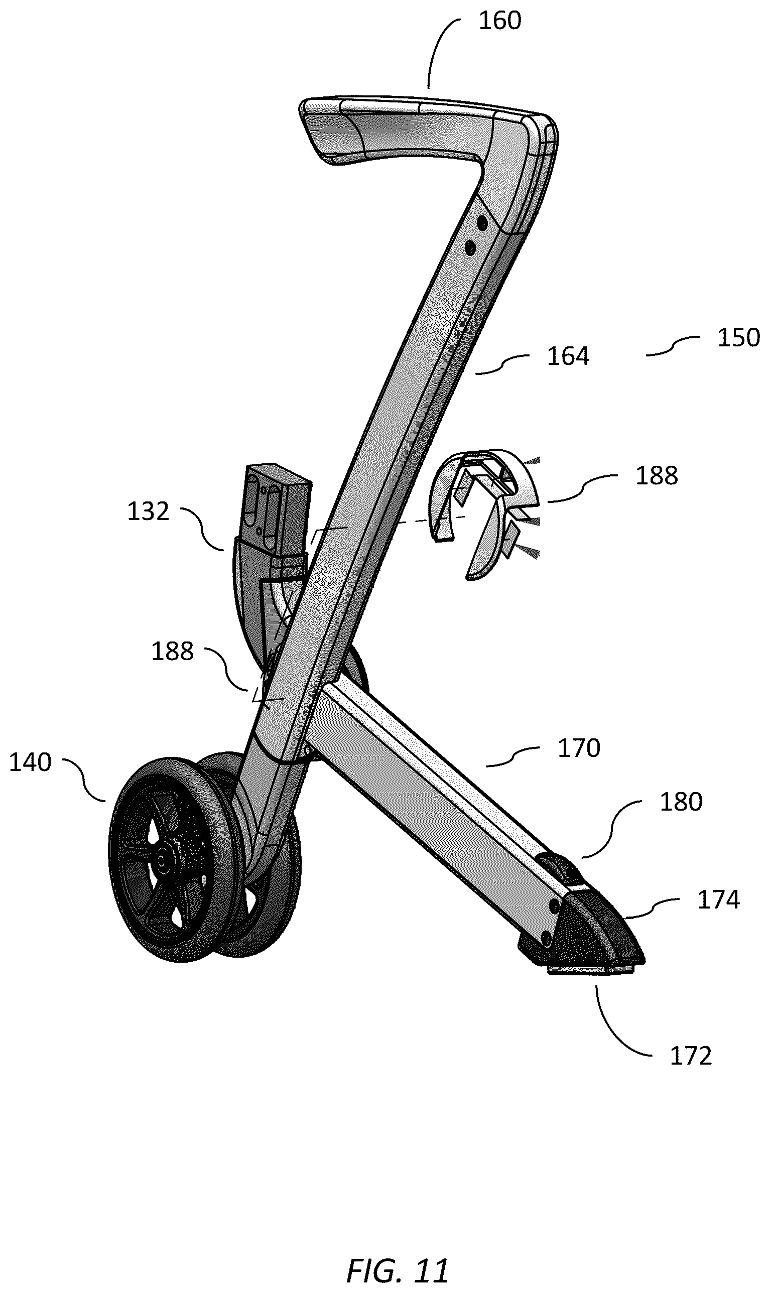 Patent US12396914 Figure 11 – Personal mobility system