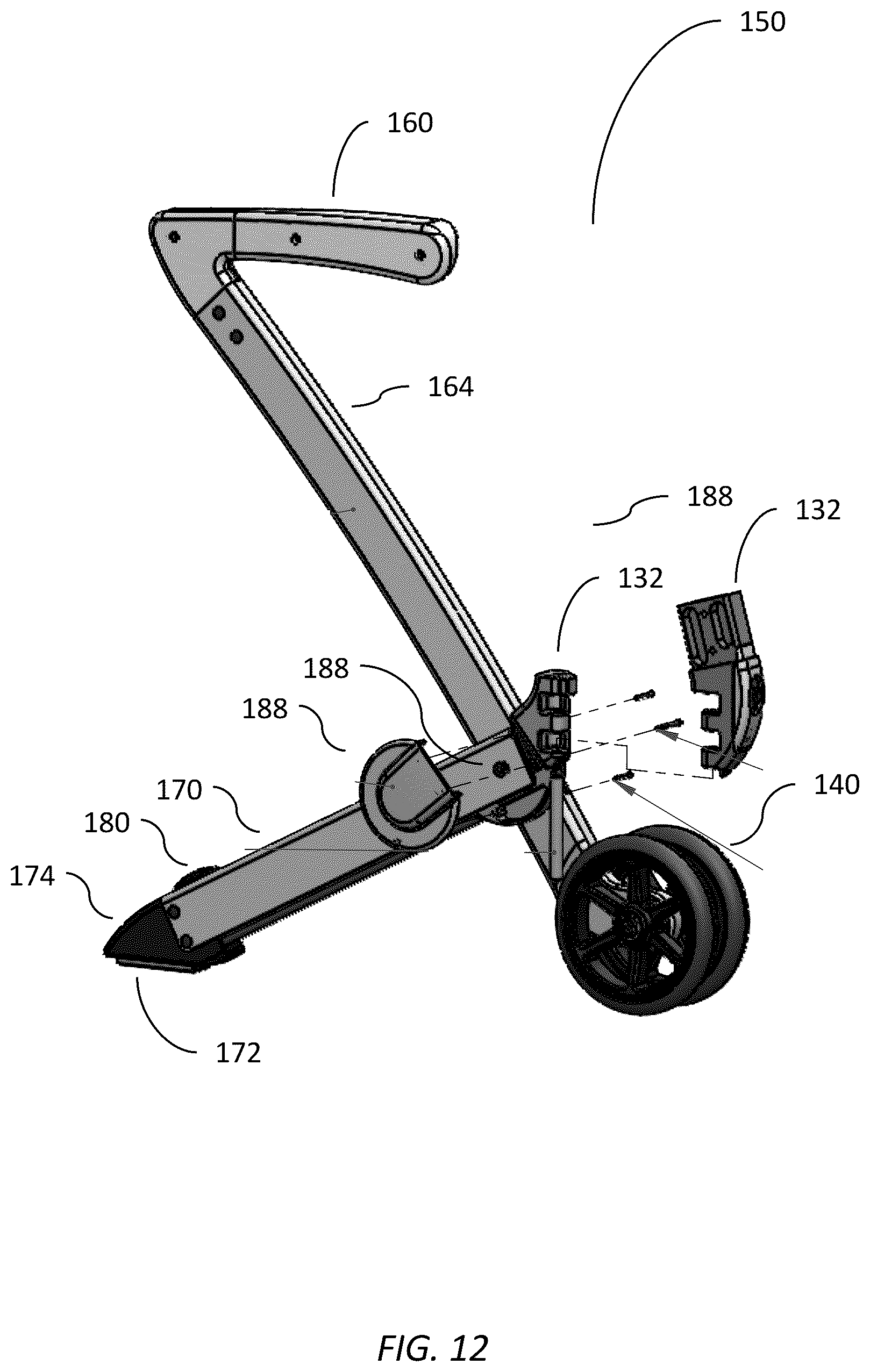 Patent US12396914 Figure 12 – Personal mobility system