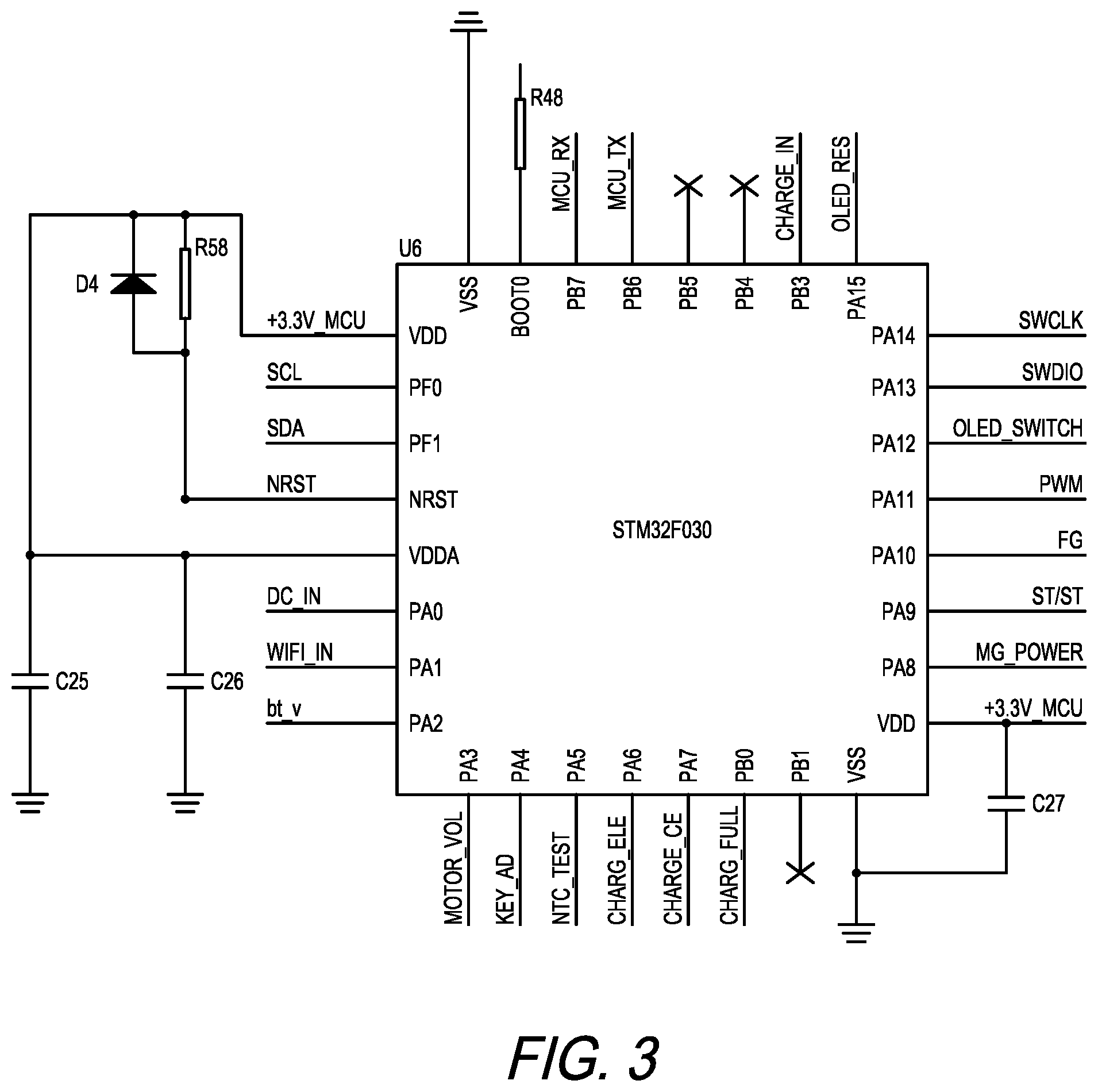 Patent US12396919 Figure 3 – Percussive therapy device with electrically connected attachment