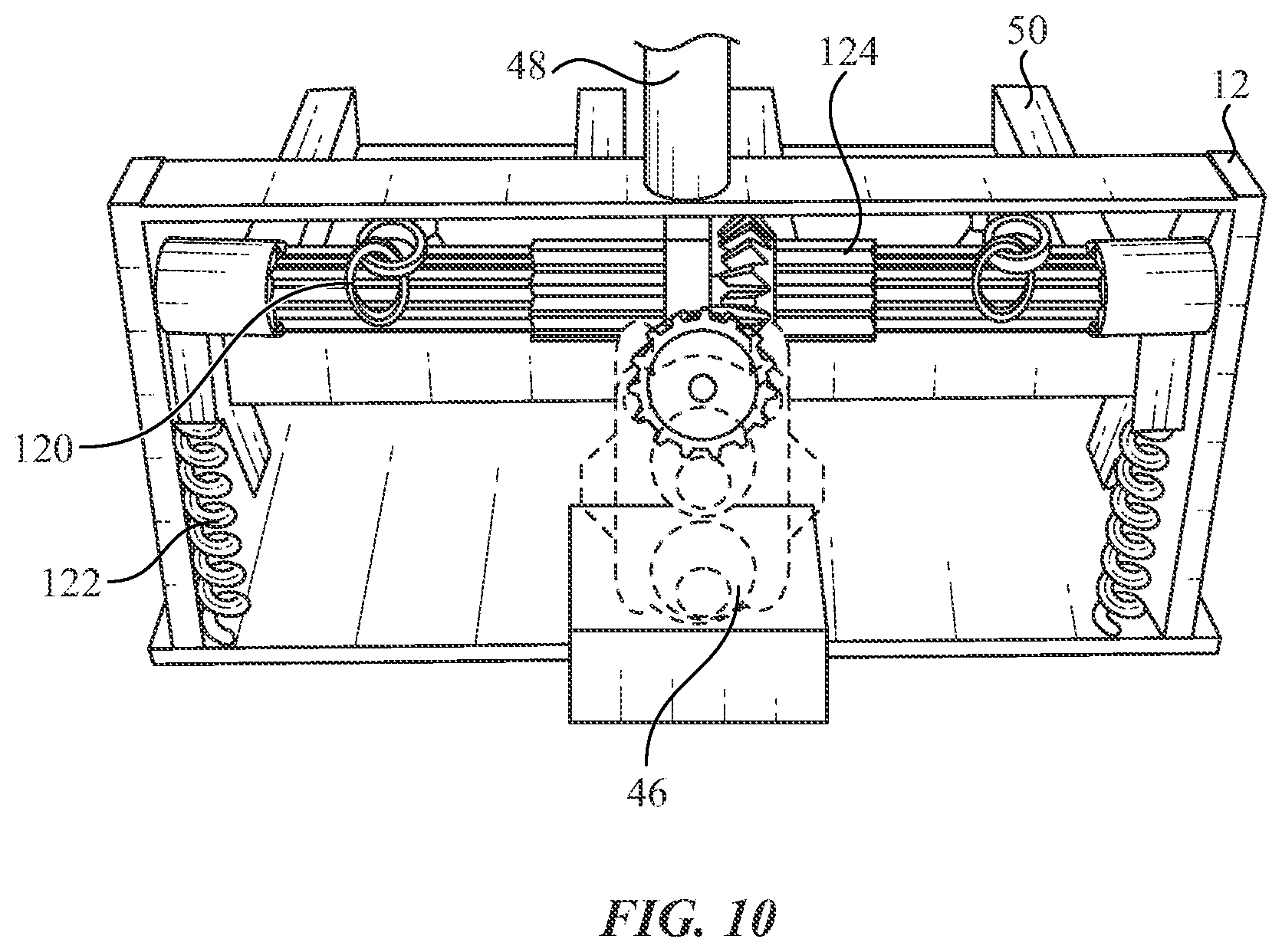 Patent US12396921 Figure 5 – Human stepping powered mechanical cardio-pulmonary resuscitation compression aid
