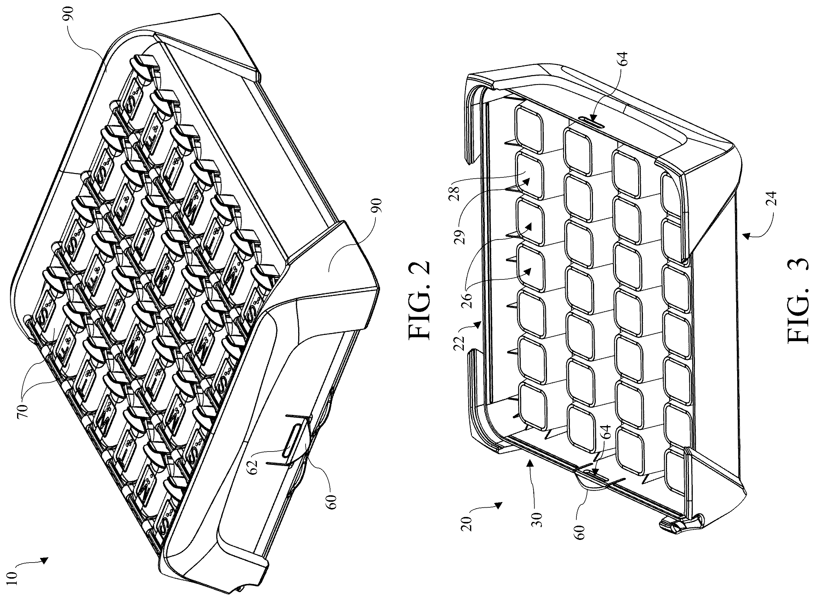 Patent US12396923 Figure 2 – Pill sorting container