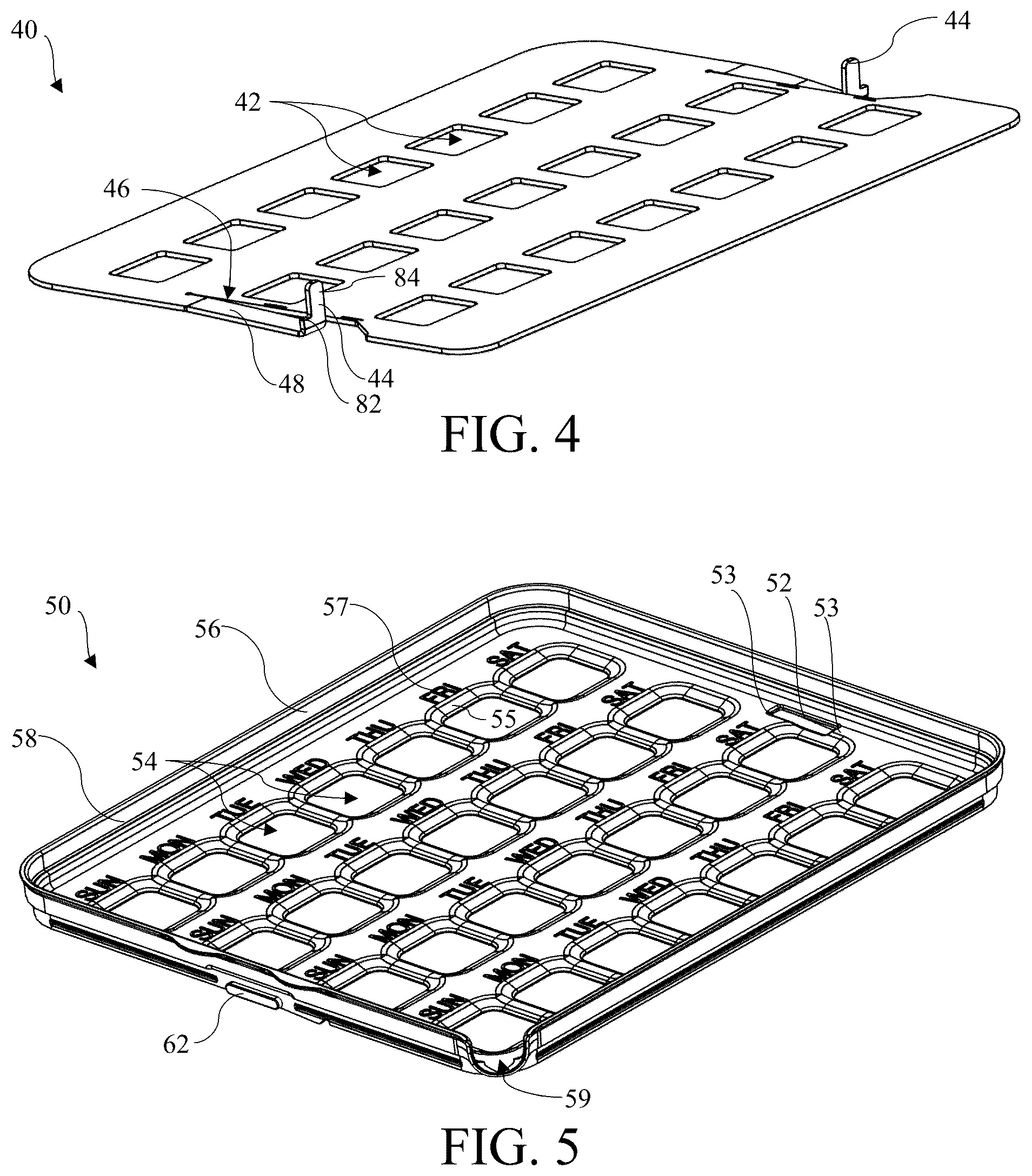 Patent US12396923 Figure 3 – Pill sorting container