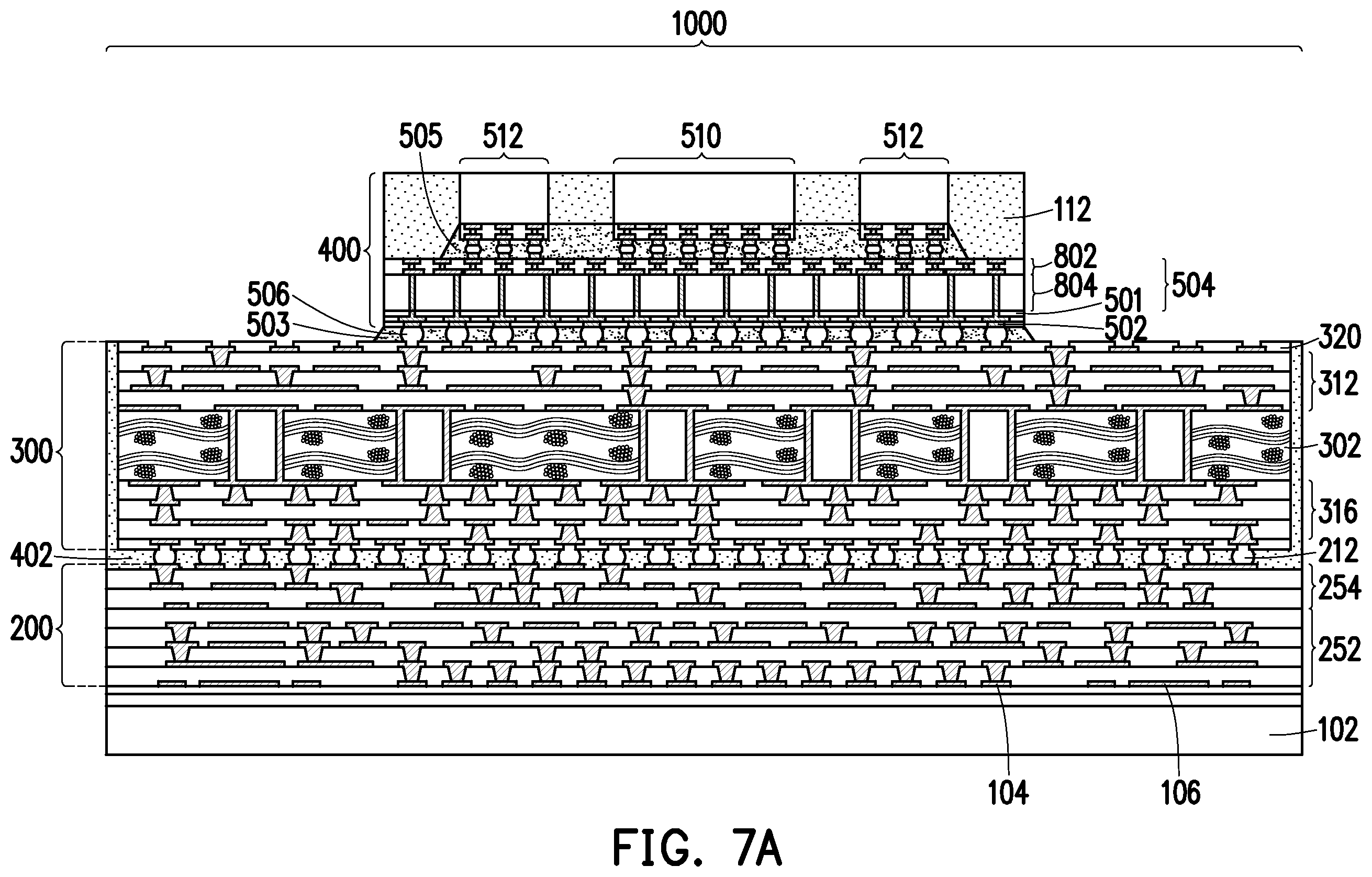 Patent US12401012 Figure 8 – Semiconductor device package and methods of manufacture