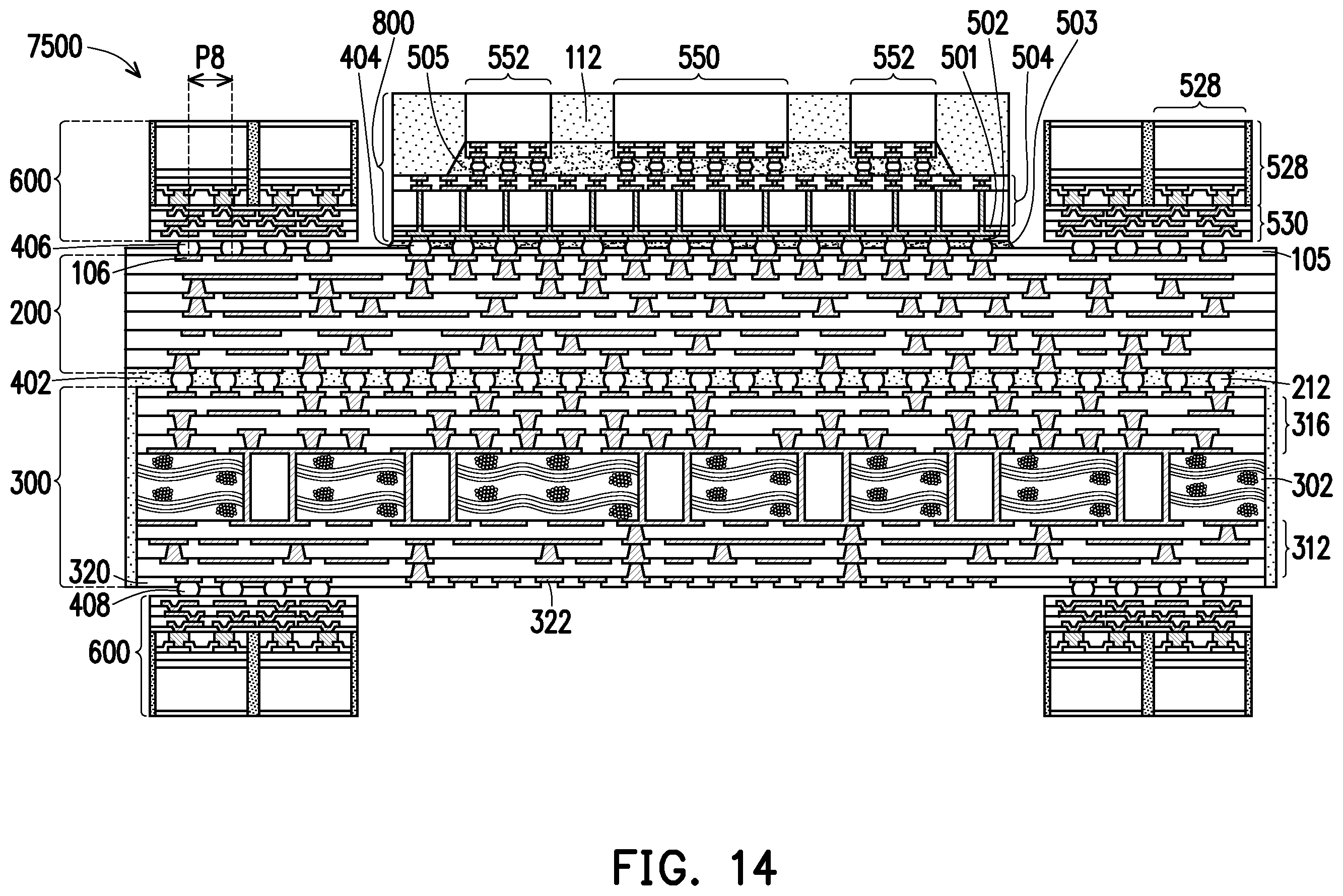 Patent US12401012 Figure 16 – Semiconductor device package and methods of manufacture