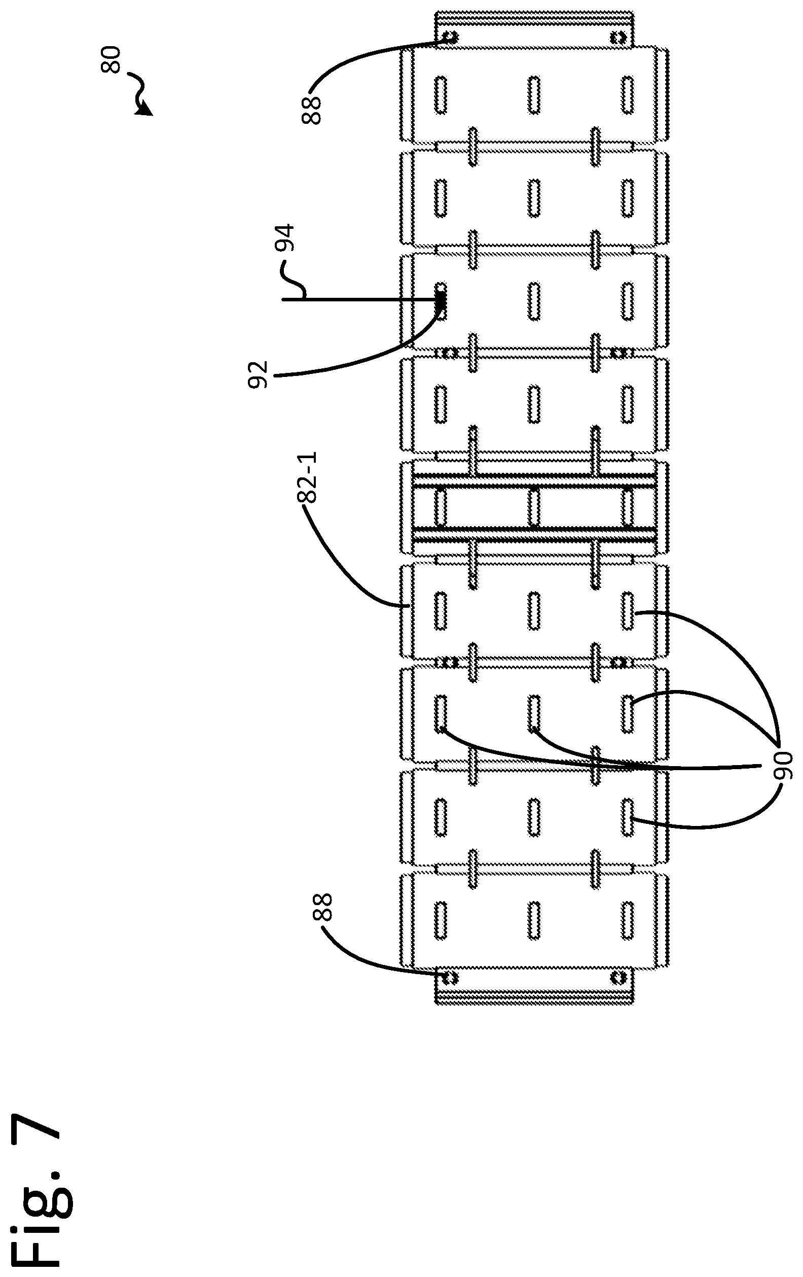 Patent US12401081 Figure 8 – Modular battery system for power equipment