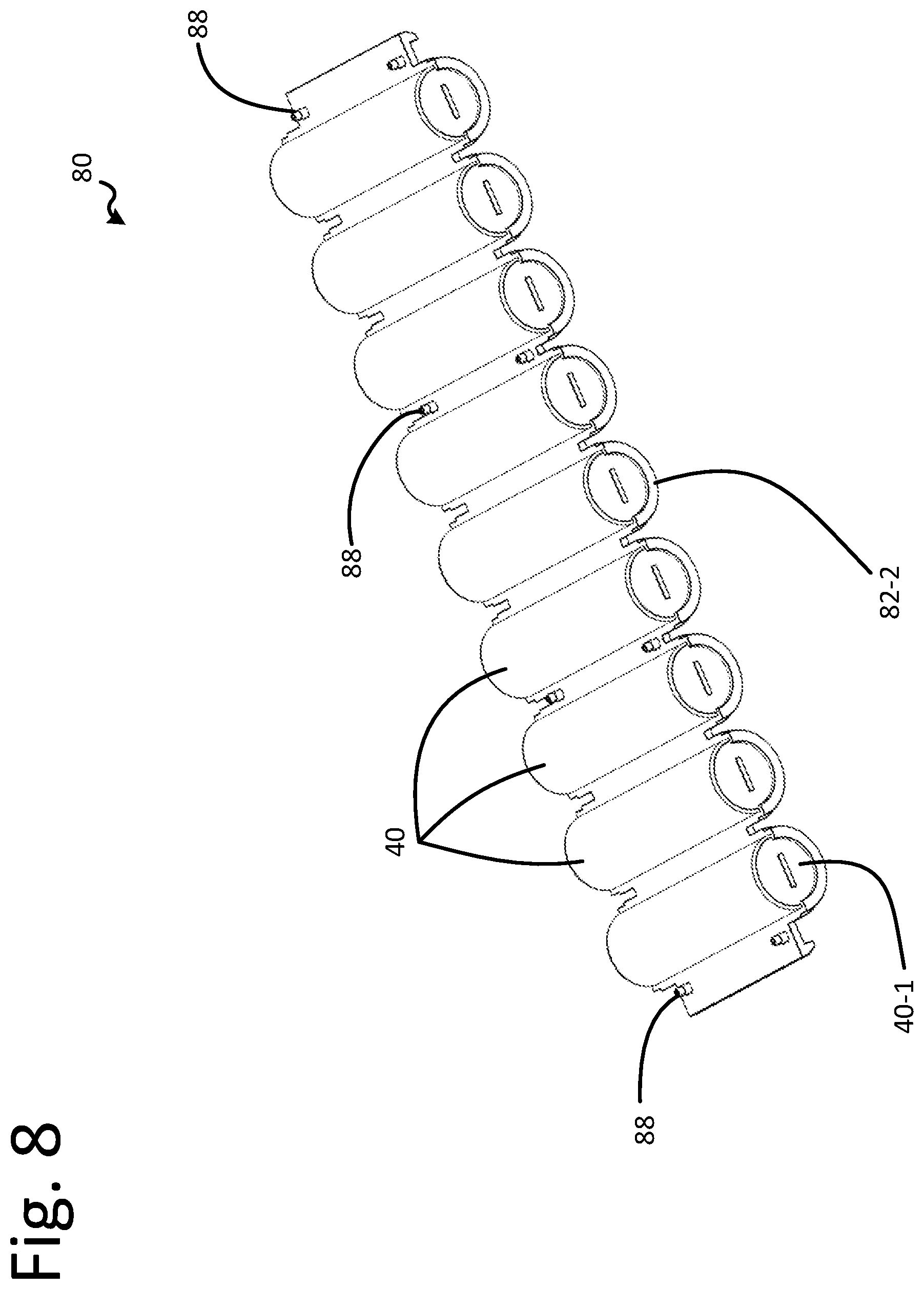 Patent US12401081 Figure 9 – Modular battery system for power equipment
