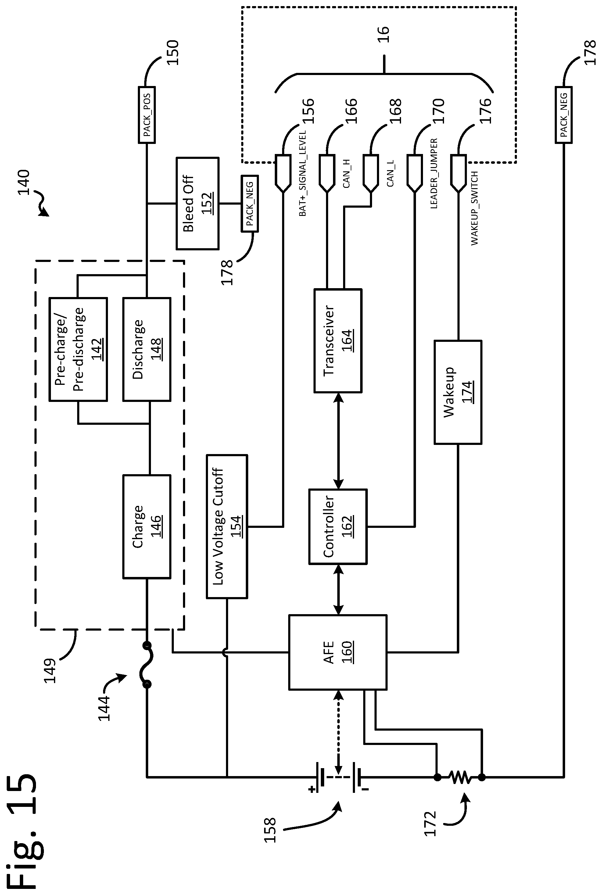Patent US12401081 Figure 16 – Modular battery system for power equipment