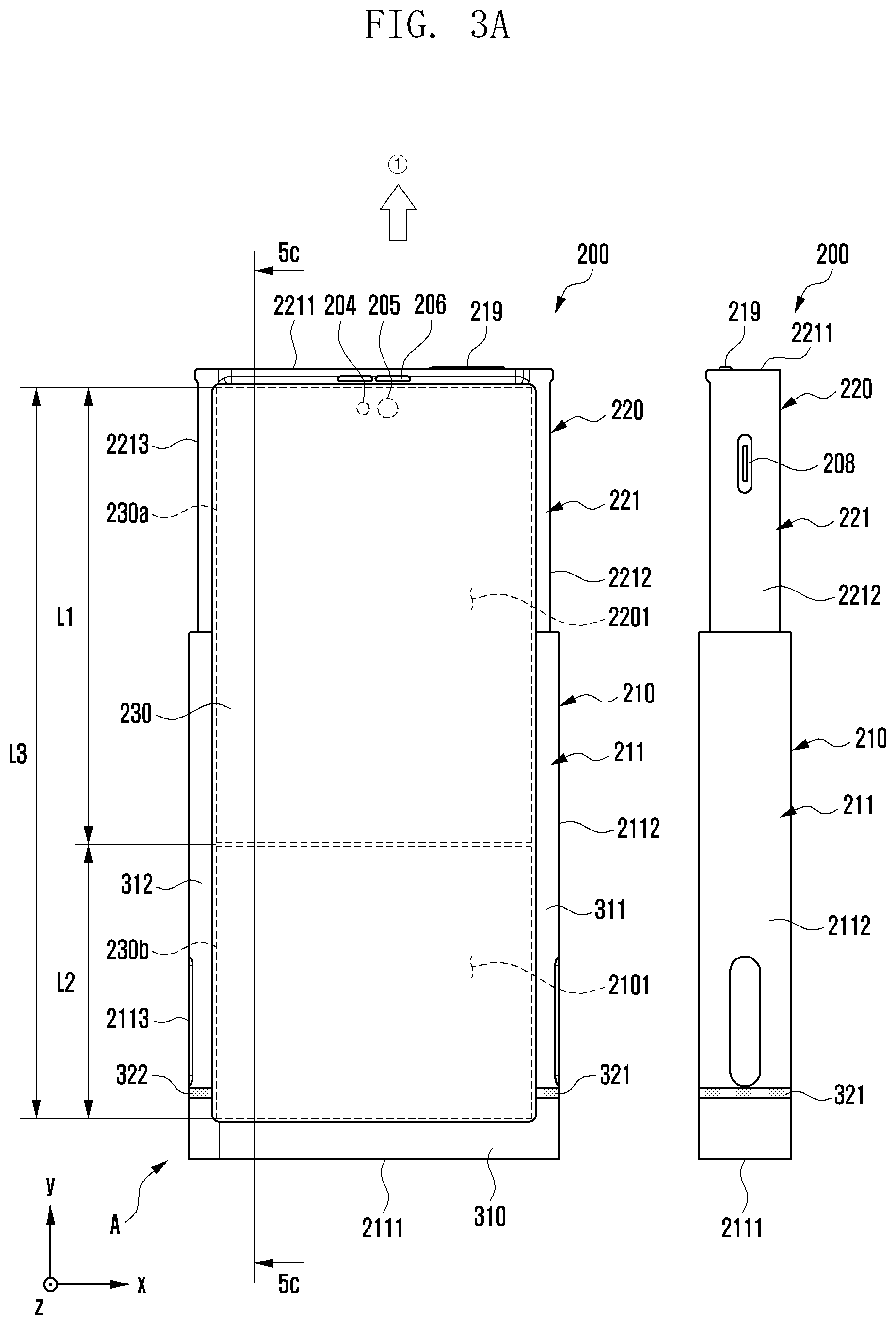 Patent US12401110 Figure 4 – Electronic device comprising antenna