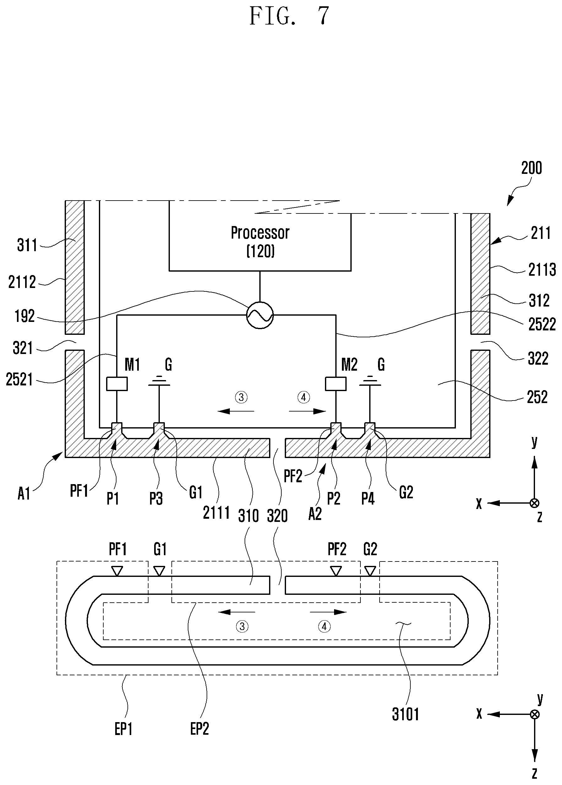 Patent US12401110 Figure 12 – Electronic device comprising antenna