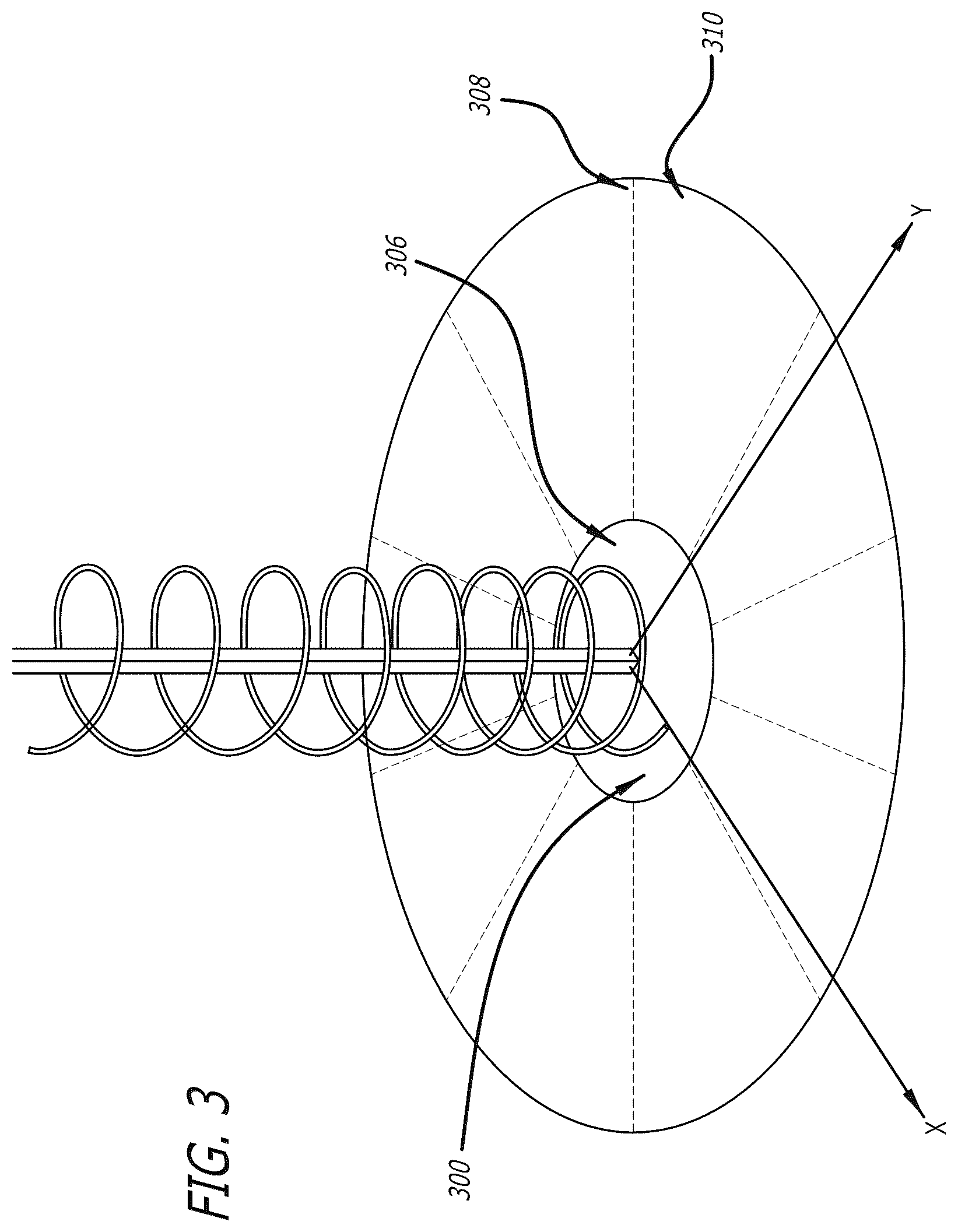 Patent US12401127 Figure 3 – Systems and methods for providing an impedance transformer for a helix antenna