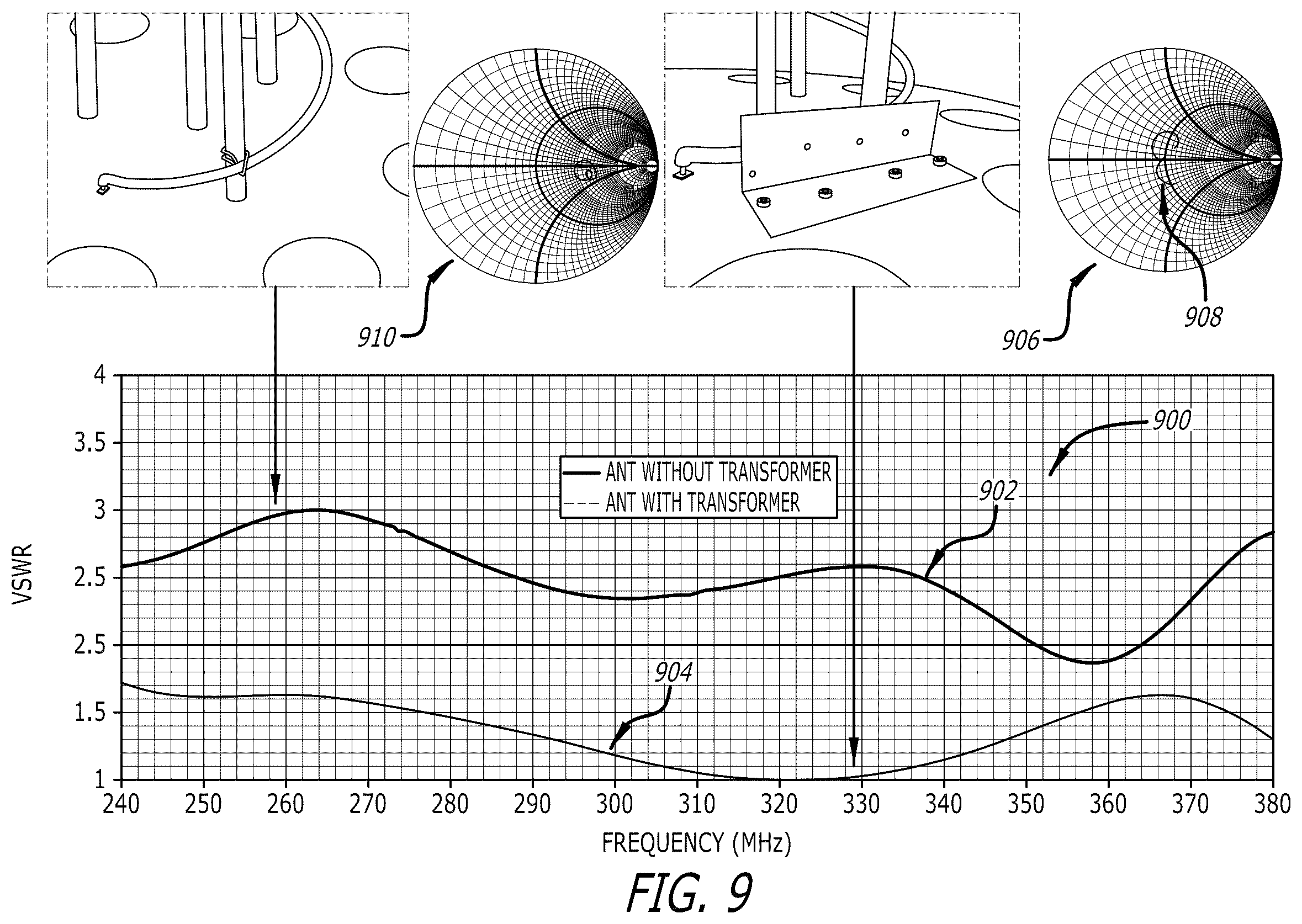 Patent US12401127 Figure 7 – Systems and methods for providing an impedance transformer for a helix antenna