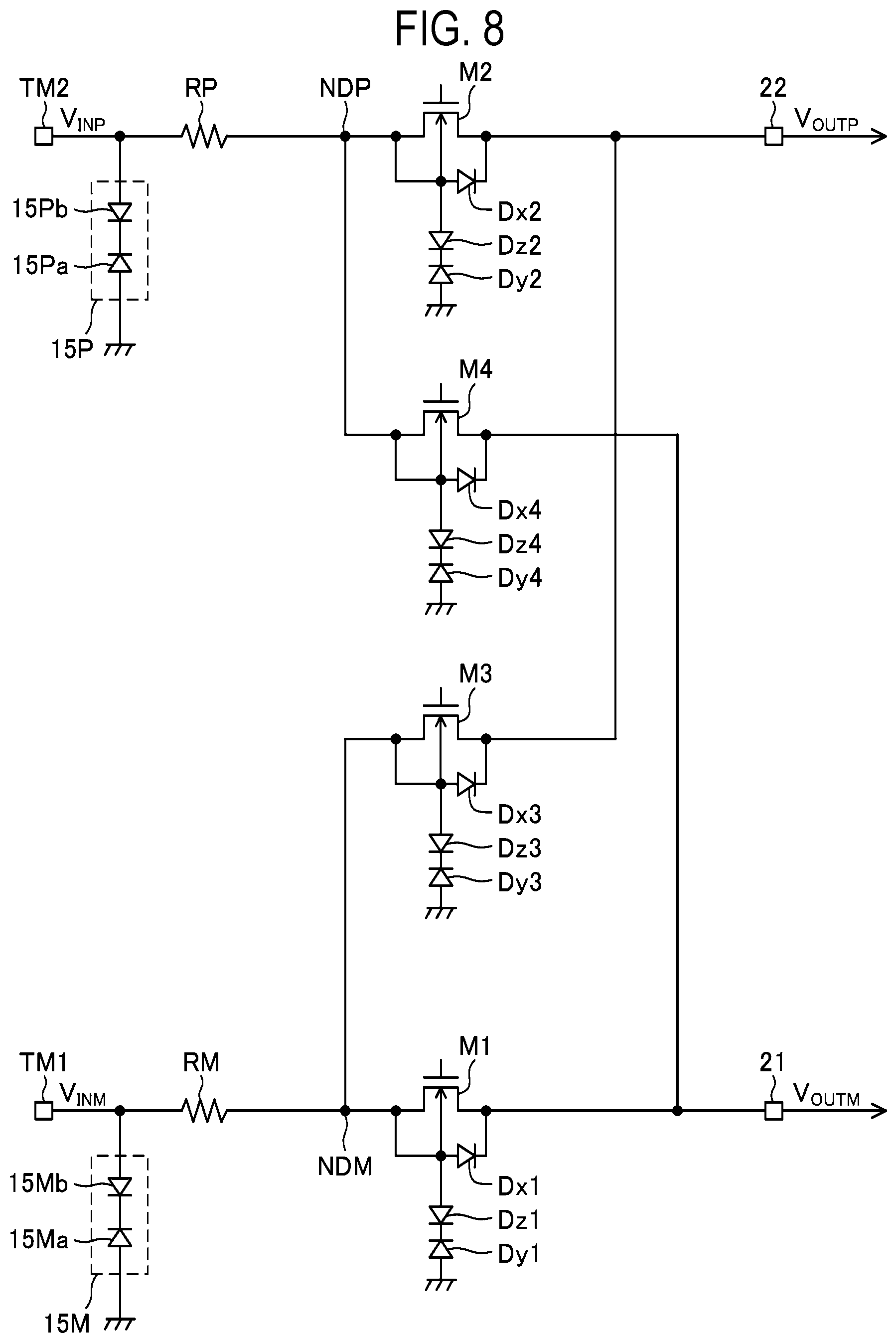 Patent US12401193 Figure 8 – Semiconductor device