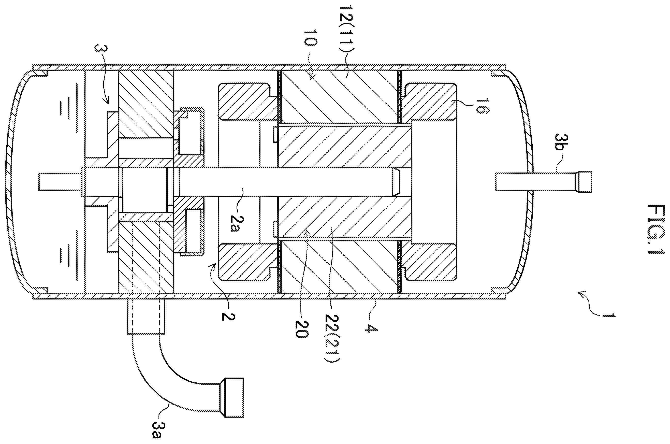 Patent US12401239 Figure 1 – Core, rotating electrical machine, and stationary apparatus