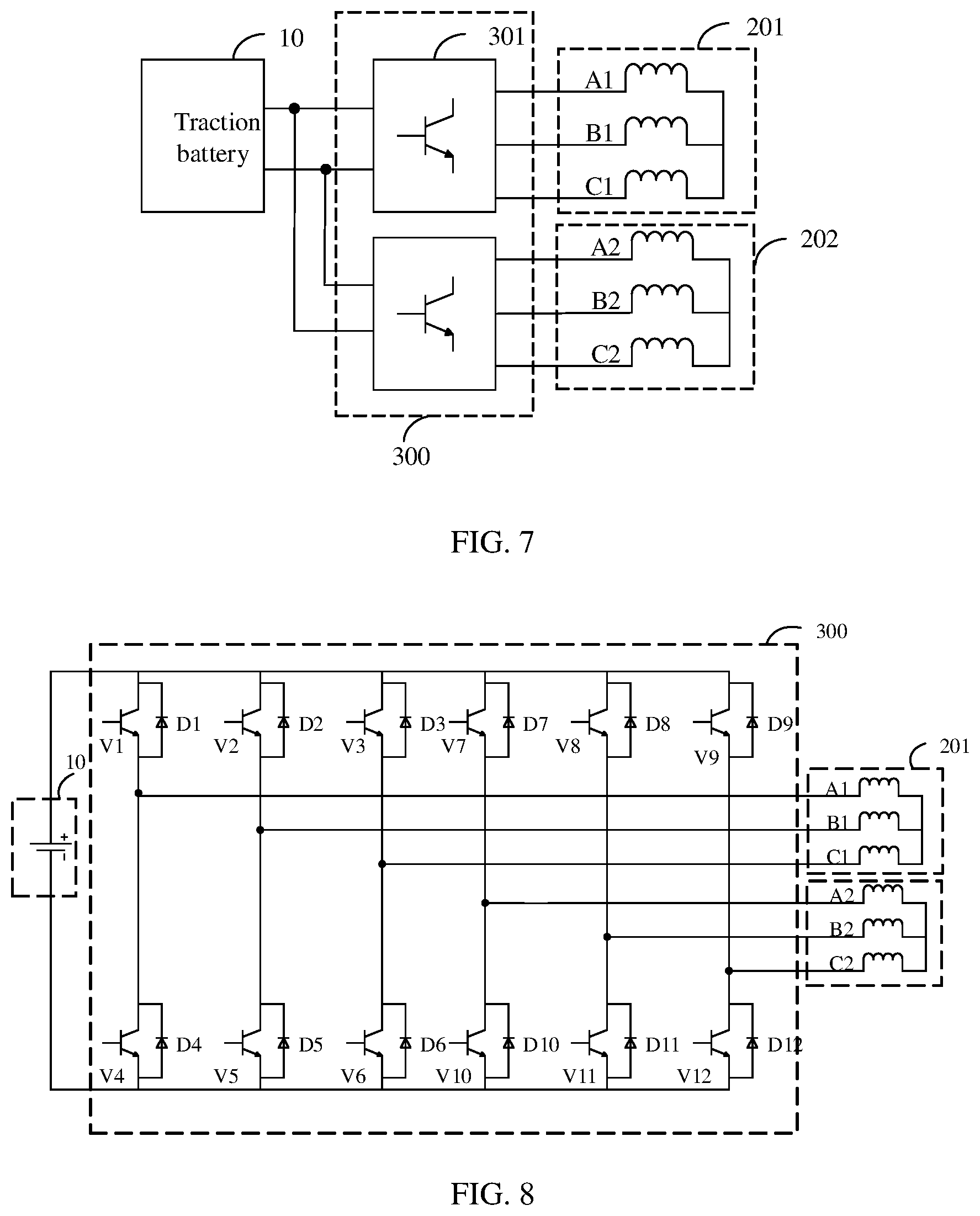 Patent US12401246 Figure 4 – Motor, power system, control method, and electric vehicle