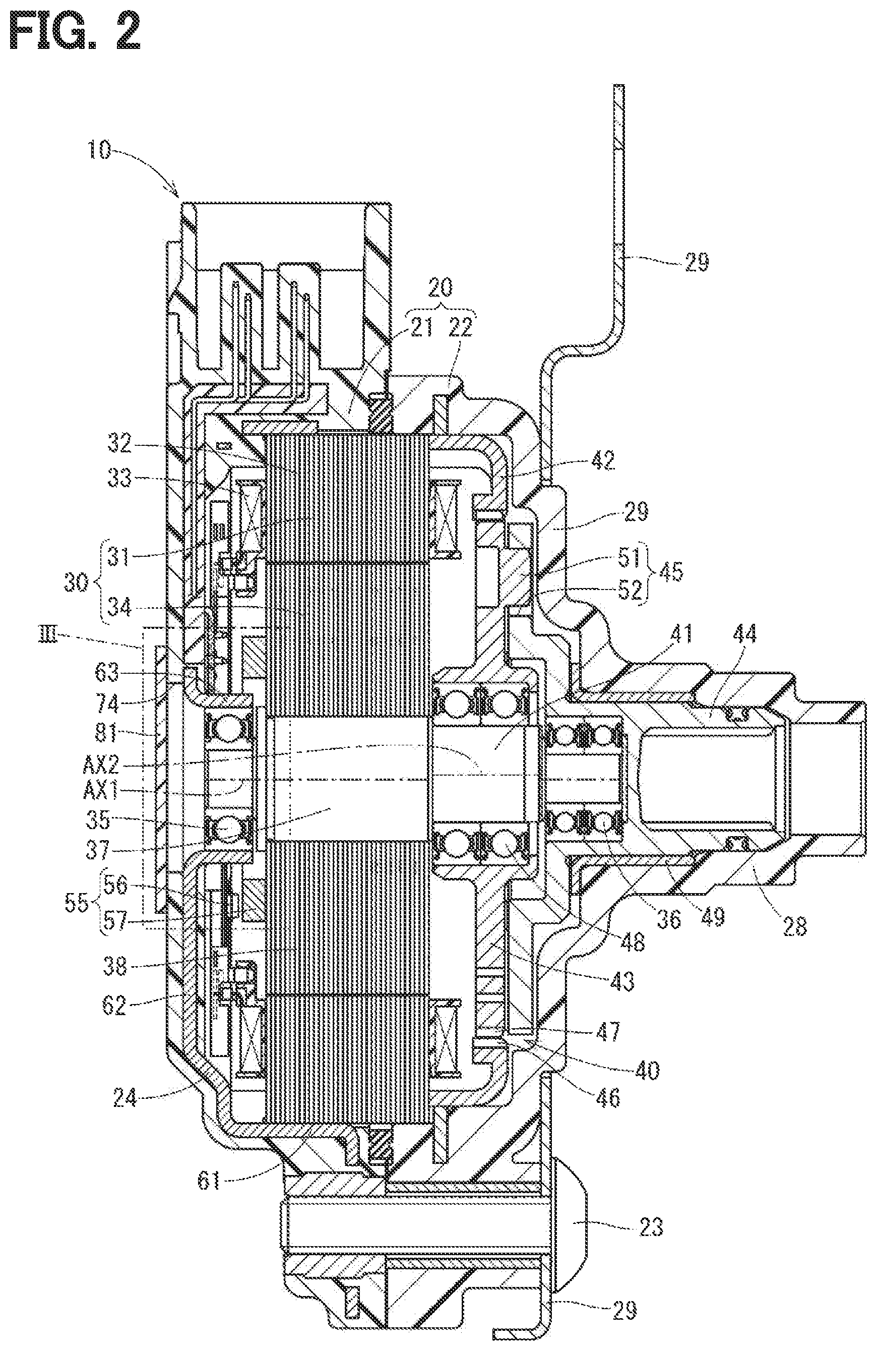 Patent US12401250 Figure 2 – Rotary actuator
