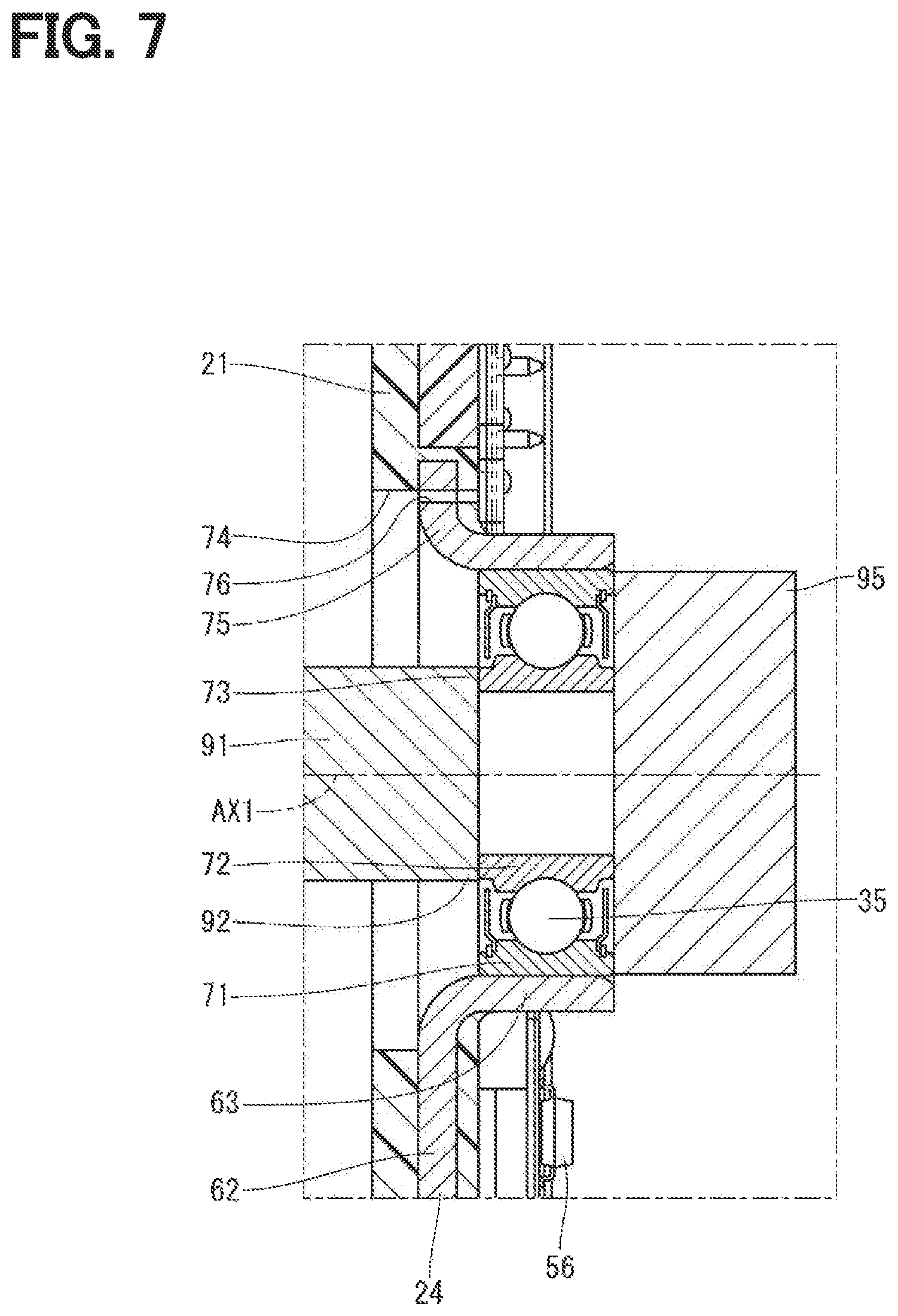 Patent US12401250 Figure 7 – Rotary actuator