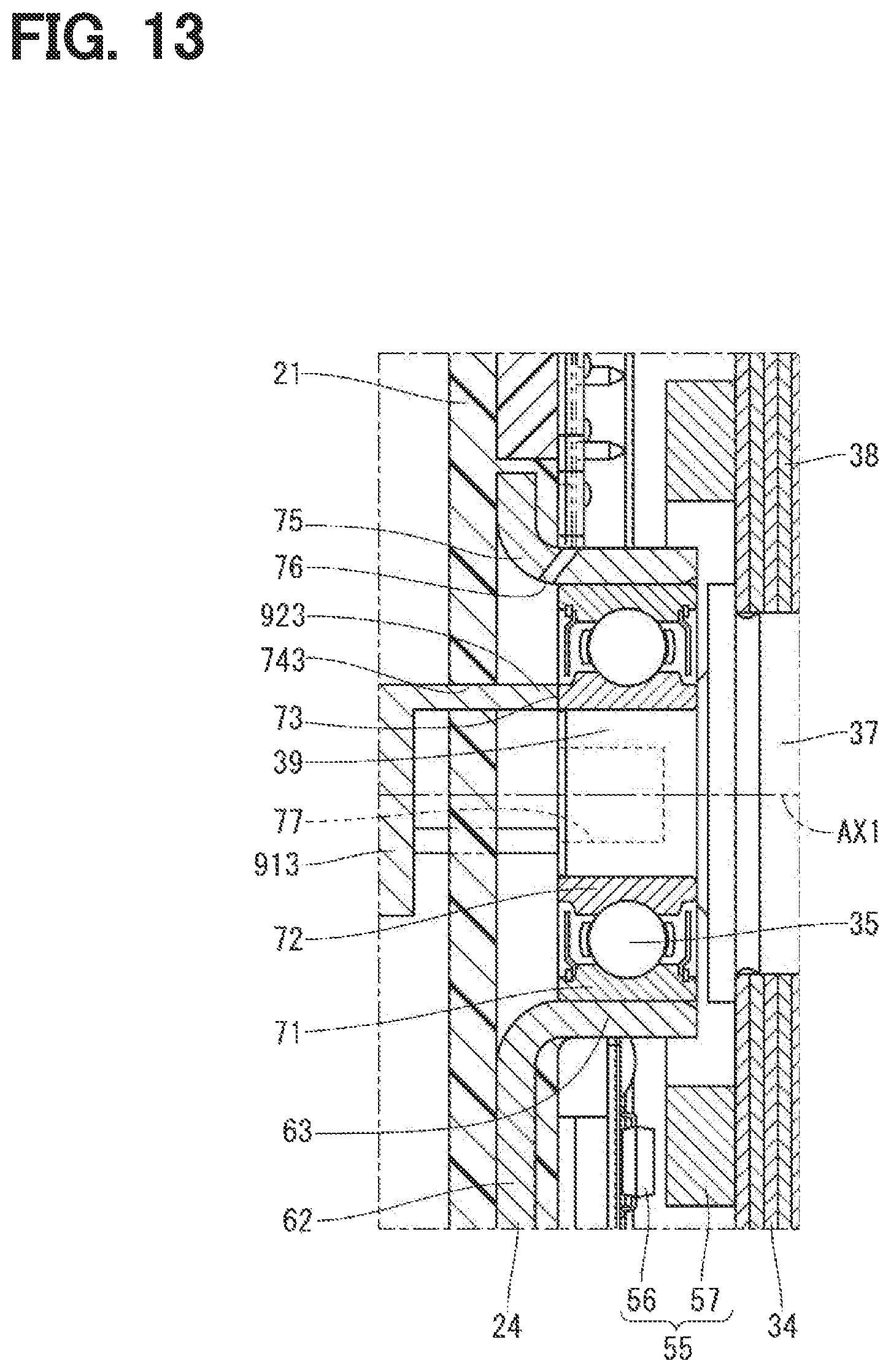Patent US12401250 Figure 13 – Rotary actuator
