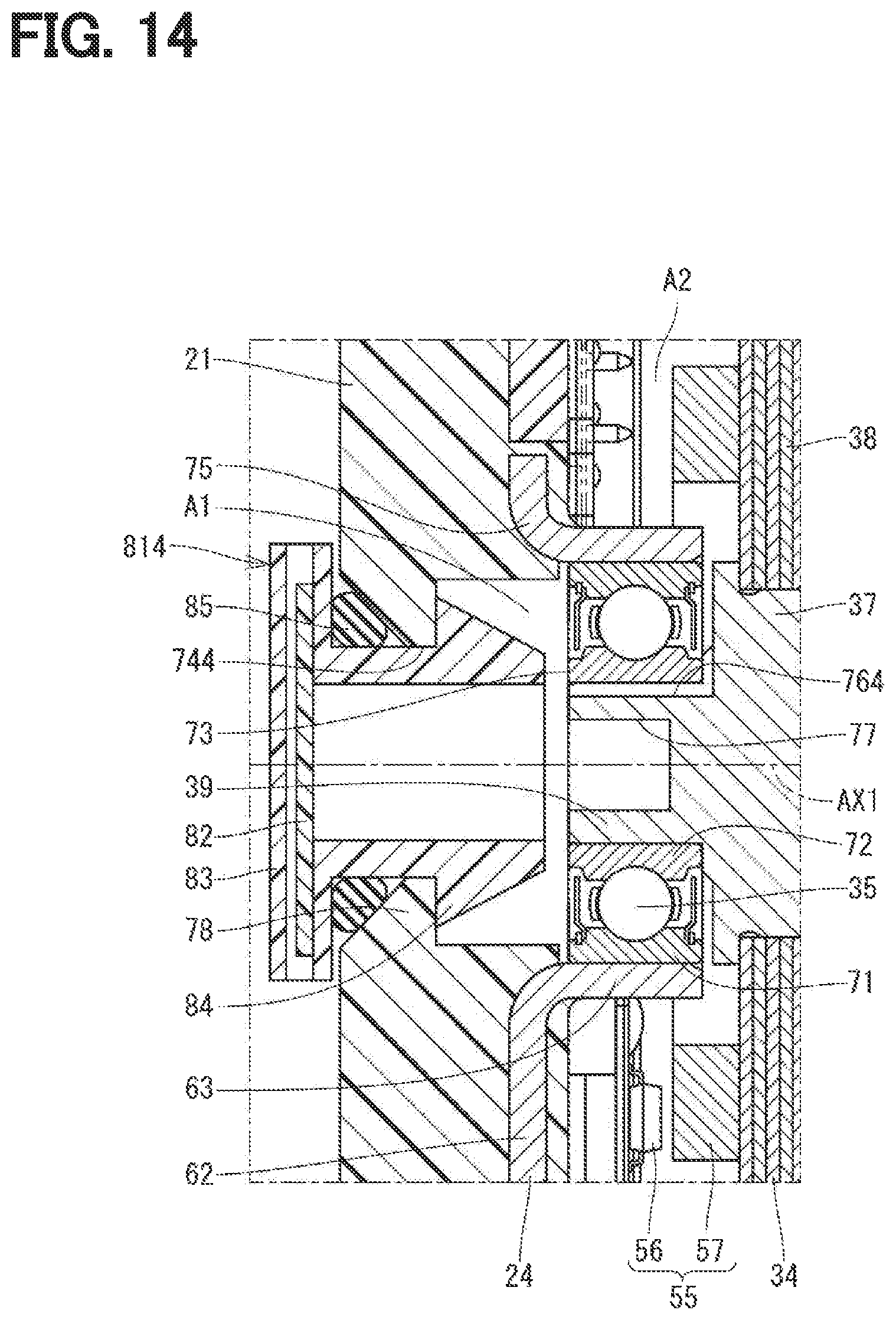 Patent US12401250 Figure 14 – Rotary actuator