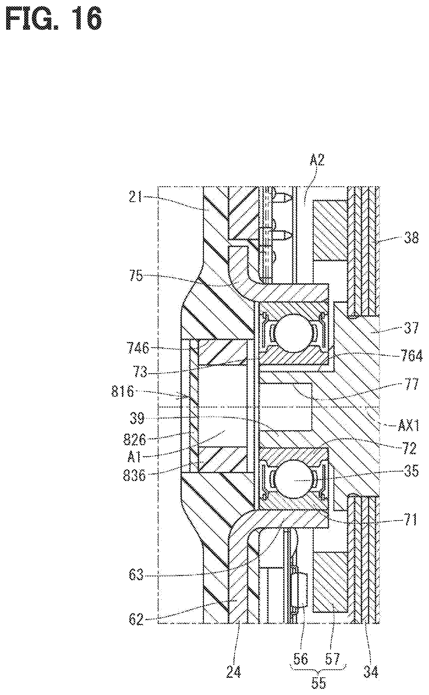 Patent US12401250 Figure 16 – Rotary actuator