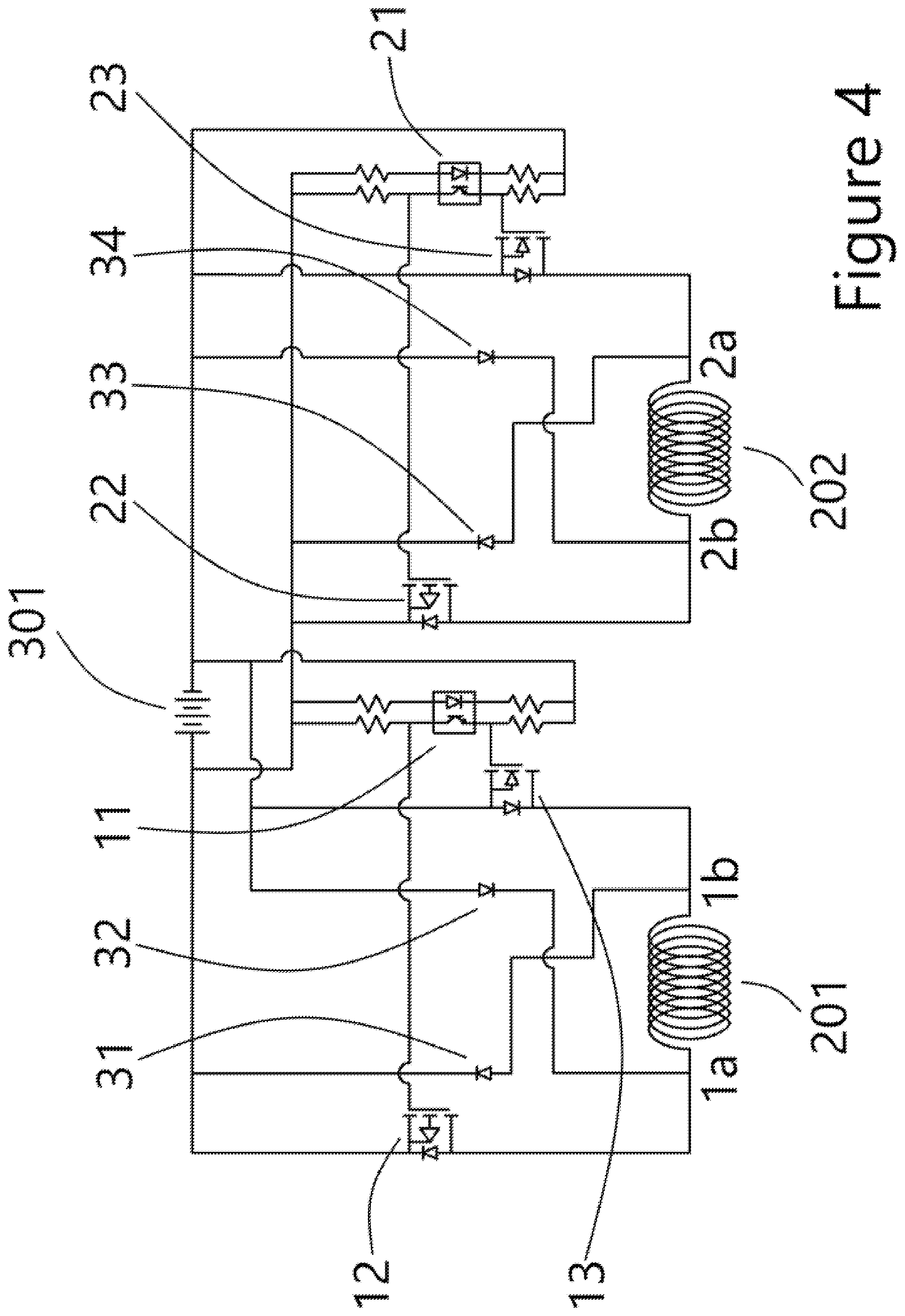 Patent US12401258 Figure 4 – Apparatus for operating simultaneously as DC (direct current) motor and DC generator