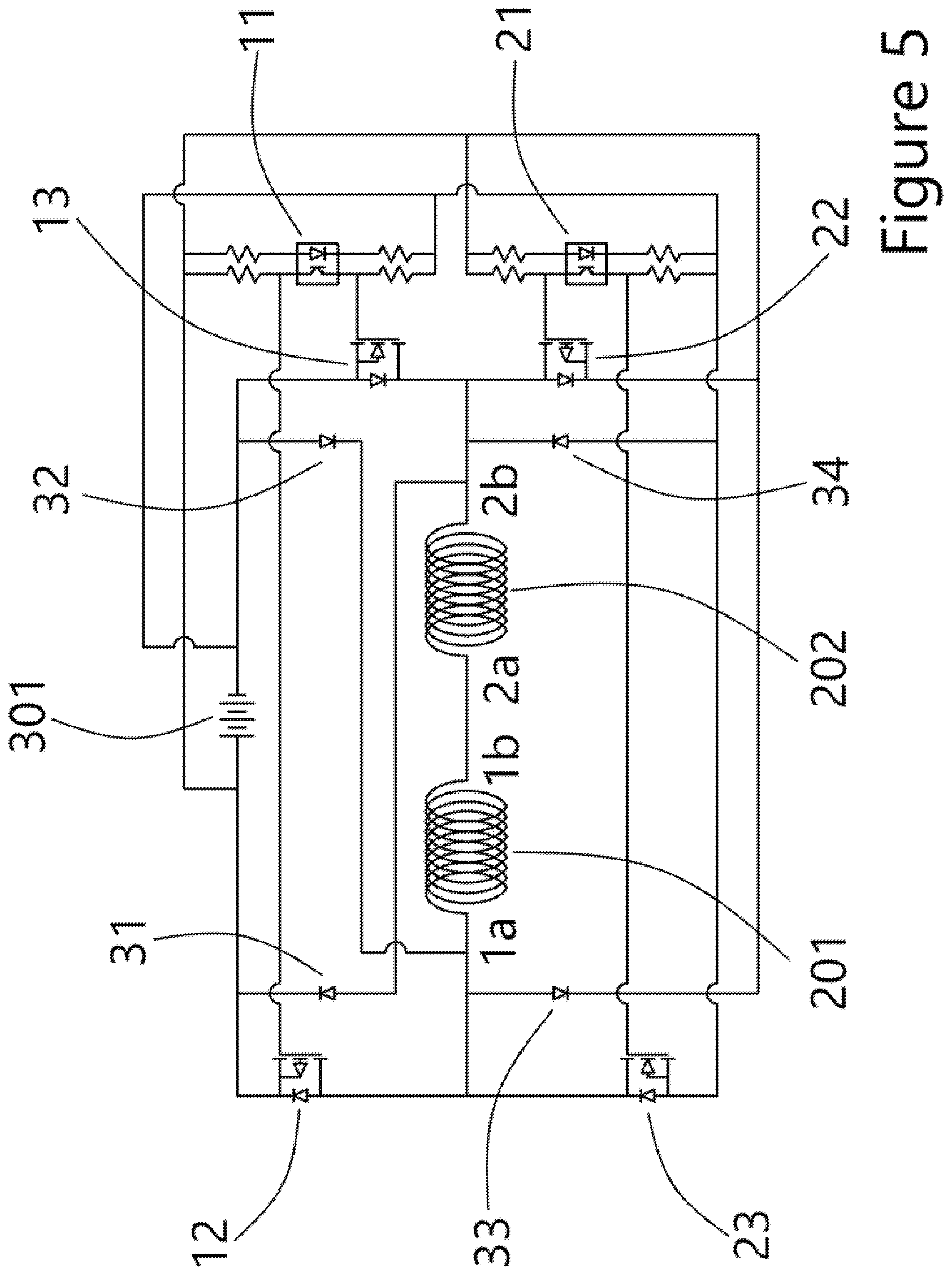 Patent US12401258 Figure 5 – Apparatus for operating simultaneously as DC (direct current) motor and DC generator