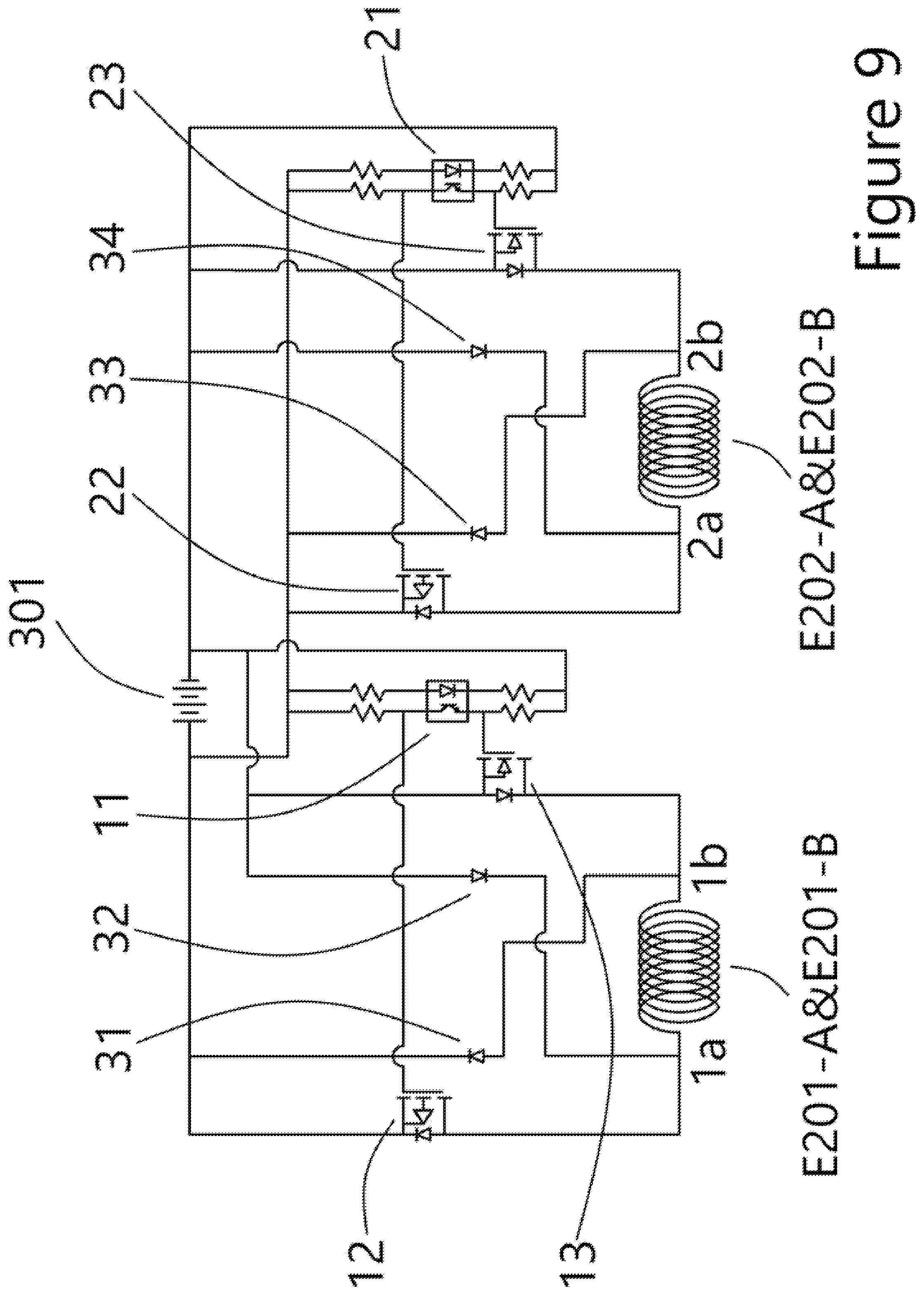 Patent US12401258 Figure 9 – Apparatus for operating simultaneously as DC (direct current) motor and DC generator