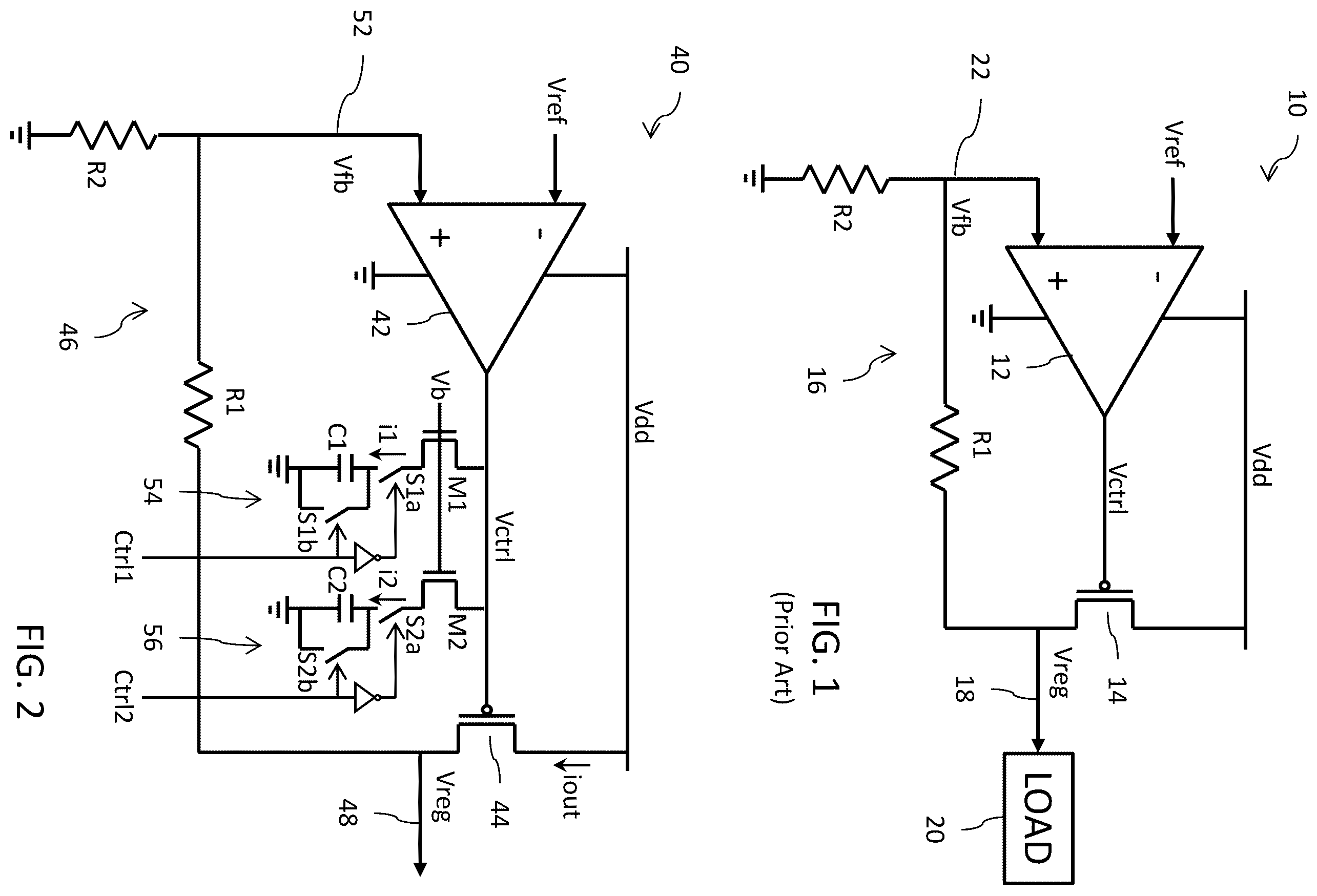 Patent US12401264 Figure 1 – Voltage regulator circuit for a switching circuit load