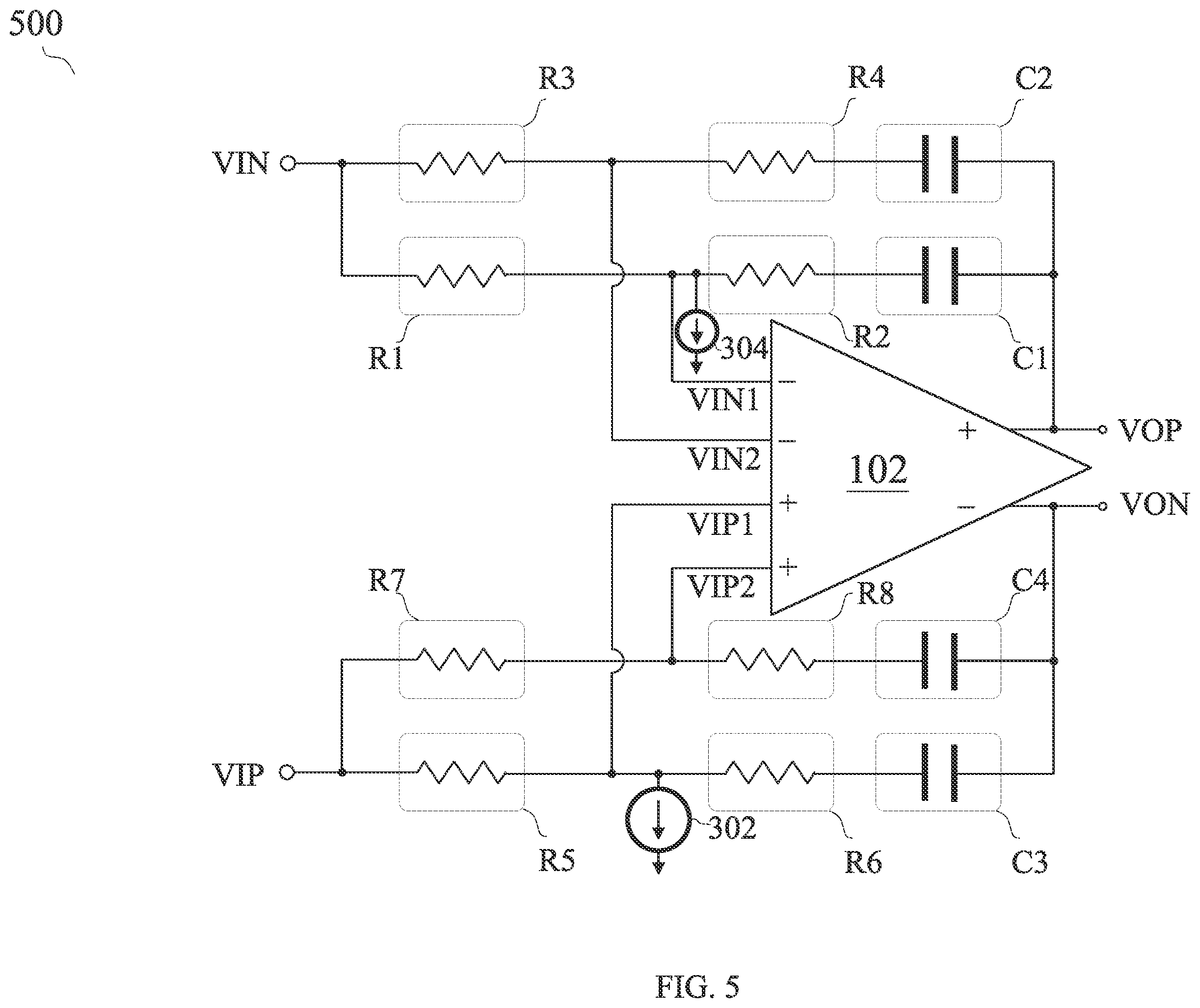 Patent US12401333 Figure 5 – Amplifier