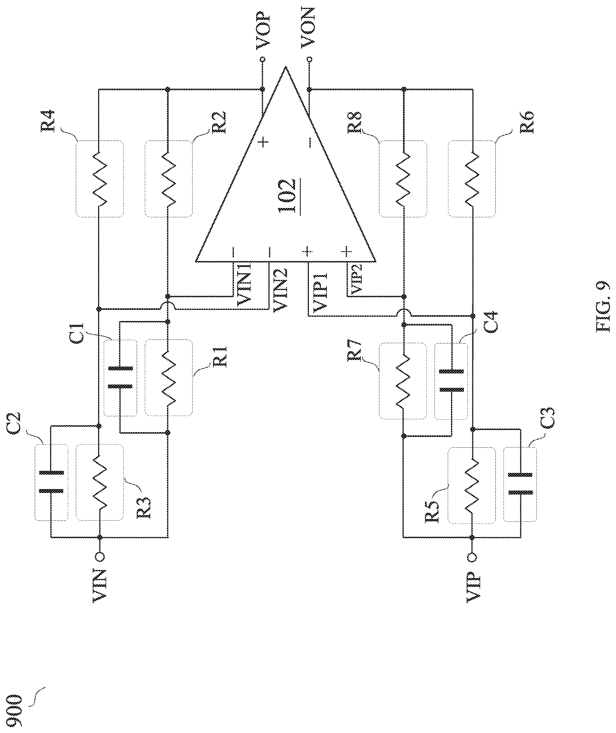 Patent US12401333 Figure 9 – Amplifier