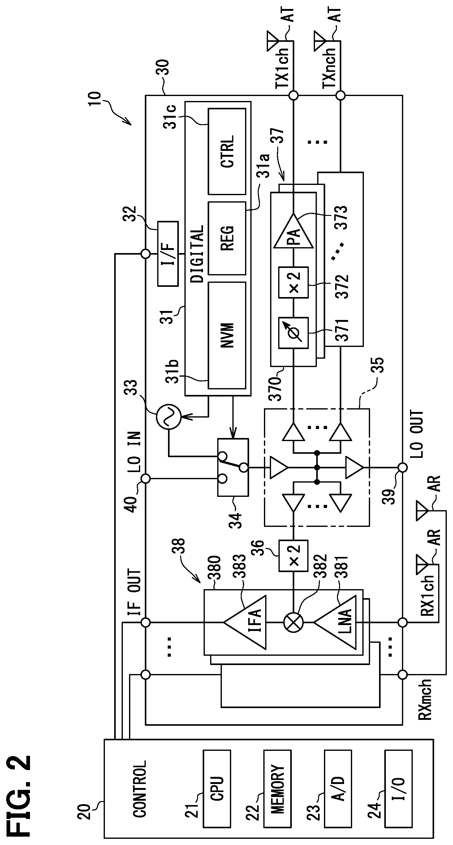 Patent US12401334 Figure 2 – Semiconductor integrated circuit