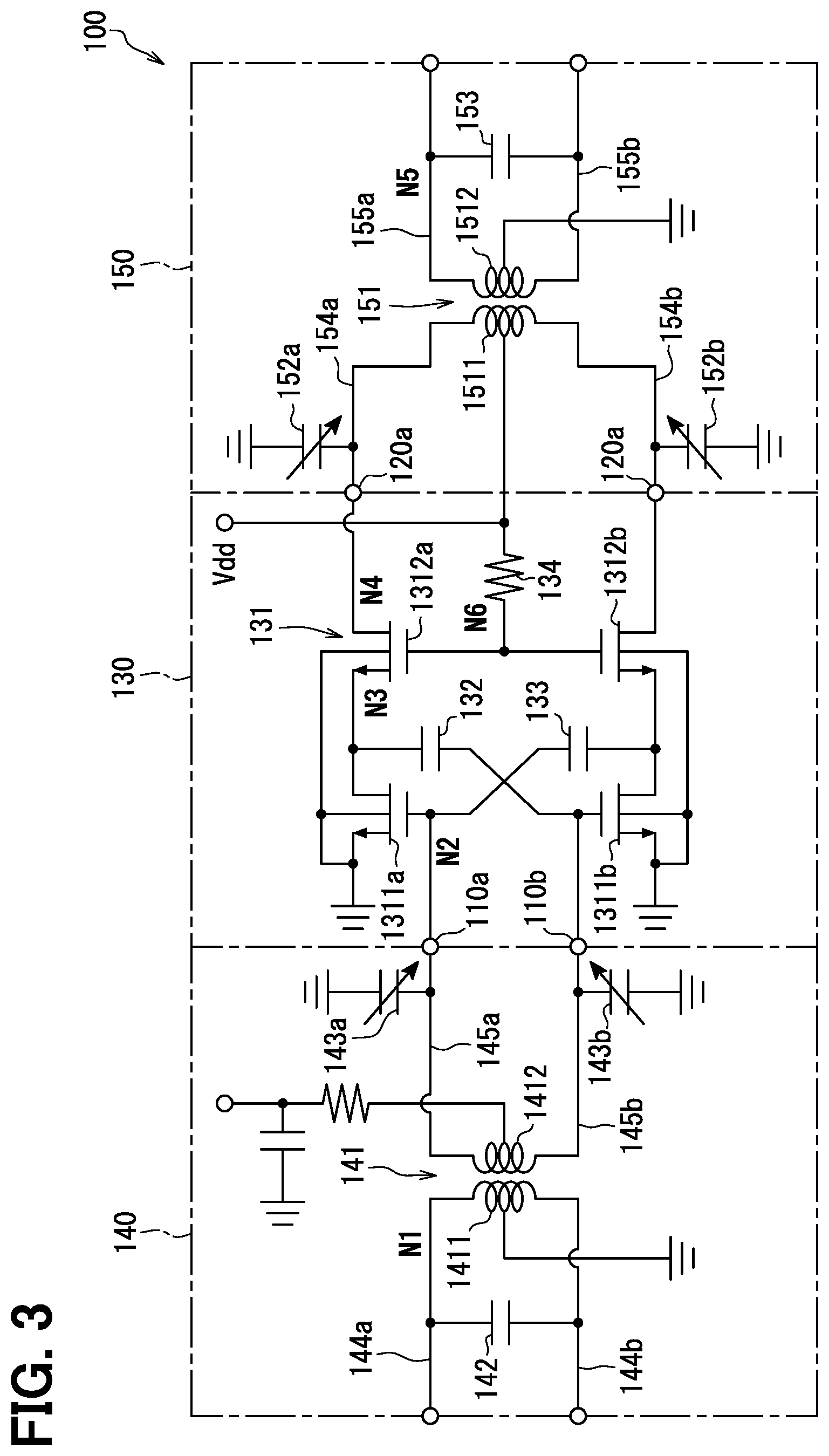 Patent US12401334 Figure 3 – Semiconductor integrated circuit
